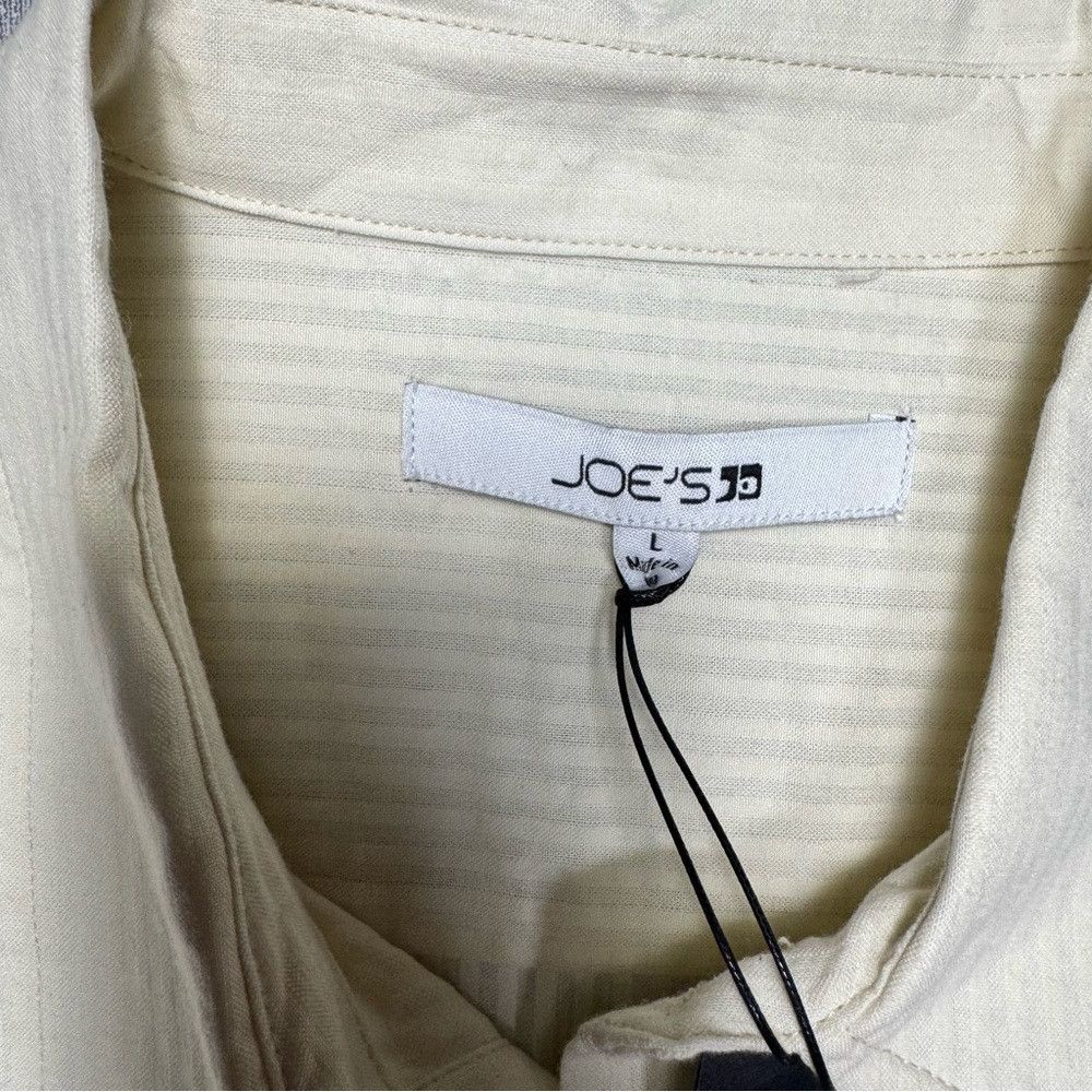 Joe's NWT New $148 Joe's Cotton Seersucker Short Sleeve Button-Up Size US L / EU 52-54 / 3 - 5 Thumbnail