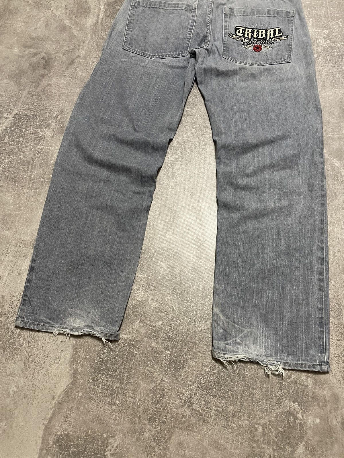 JNCO × Tribal Streetwear Vintage Tribal Street Wear Rap Jeans Jnco Style Size US 32 / EU 48 - 3 Thumbnail