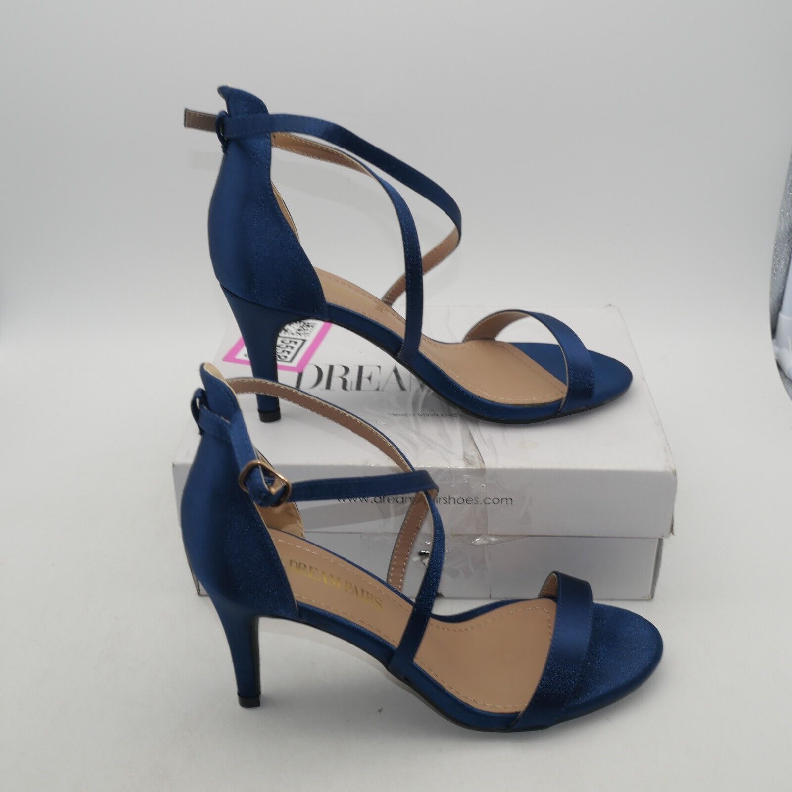 Other NEW DREAM PAIRS Women's 7 Dolce Stilettos Open Toe Pump Heel Size US 7 / IT 37 - 6 Thumbnail