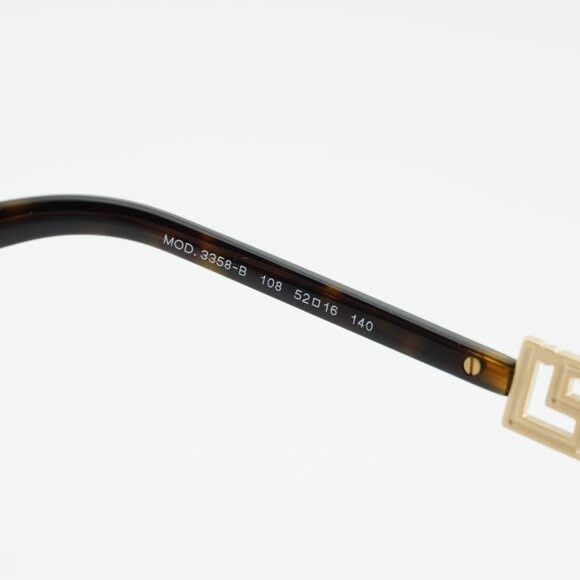 Versace Versace VE3358B 108 Eyeglasses Havana 52mm Cat Eye Frame Size ONE SIZE - 6 Thumbnail