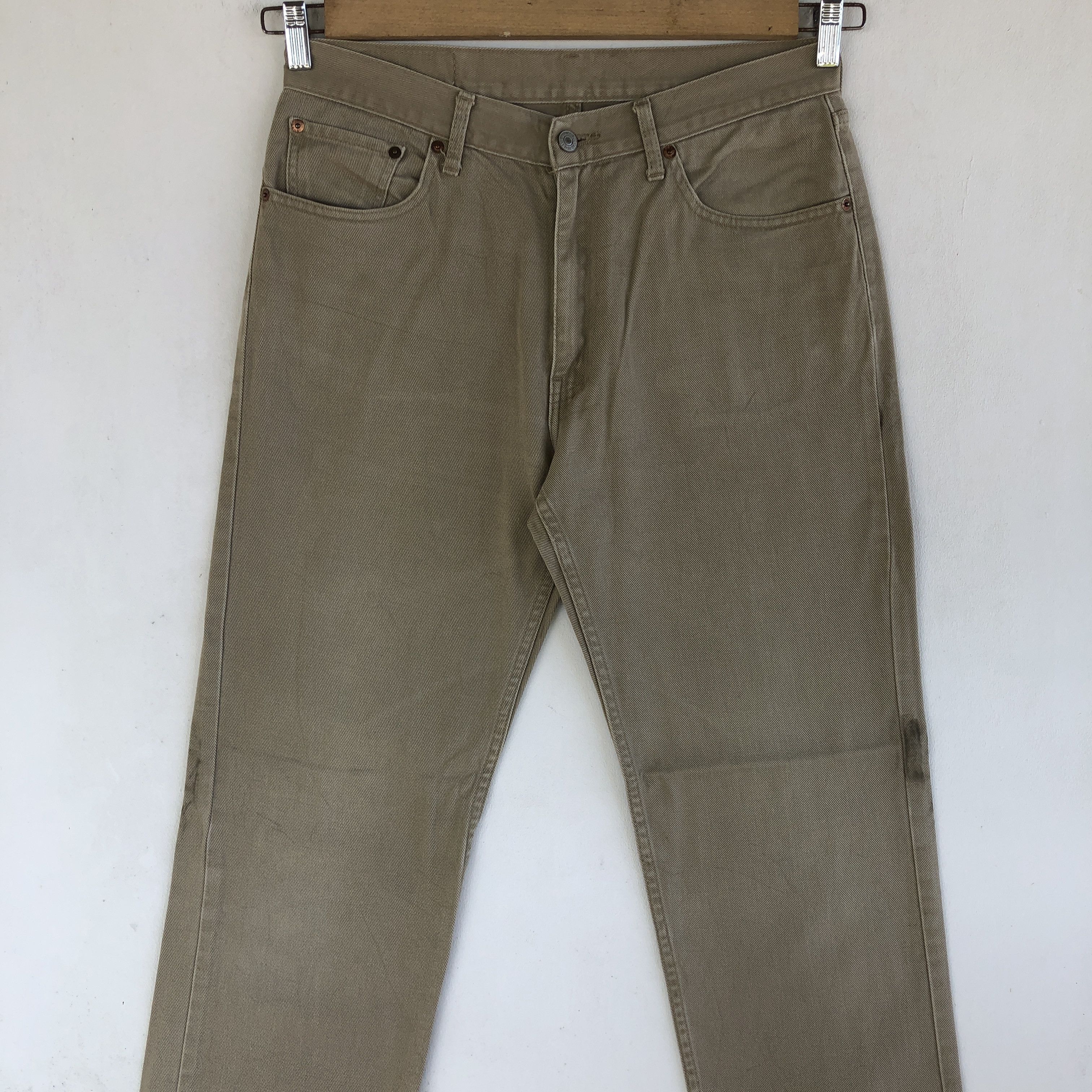 Levi's Vintage Y2K Dirty Levis Brown Jeans Levi's 533 Denim Size US 30 / EU 46 - 3 Thumbnail