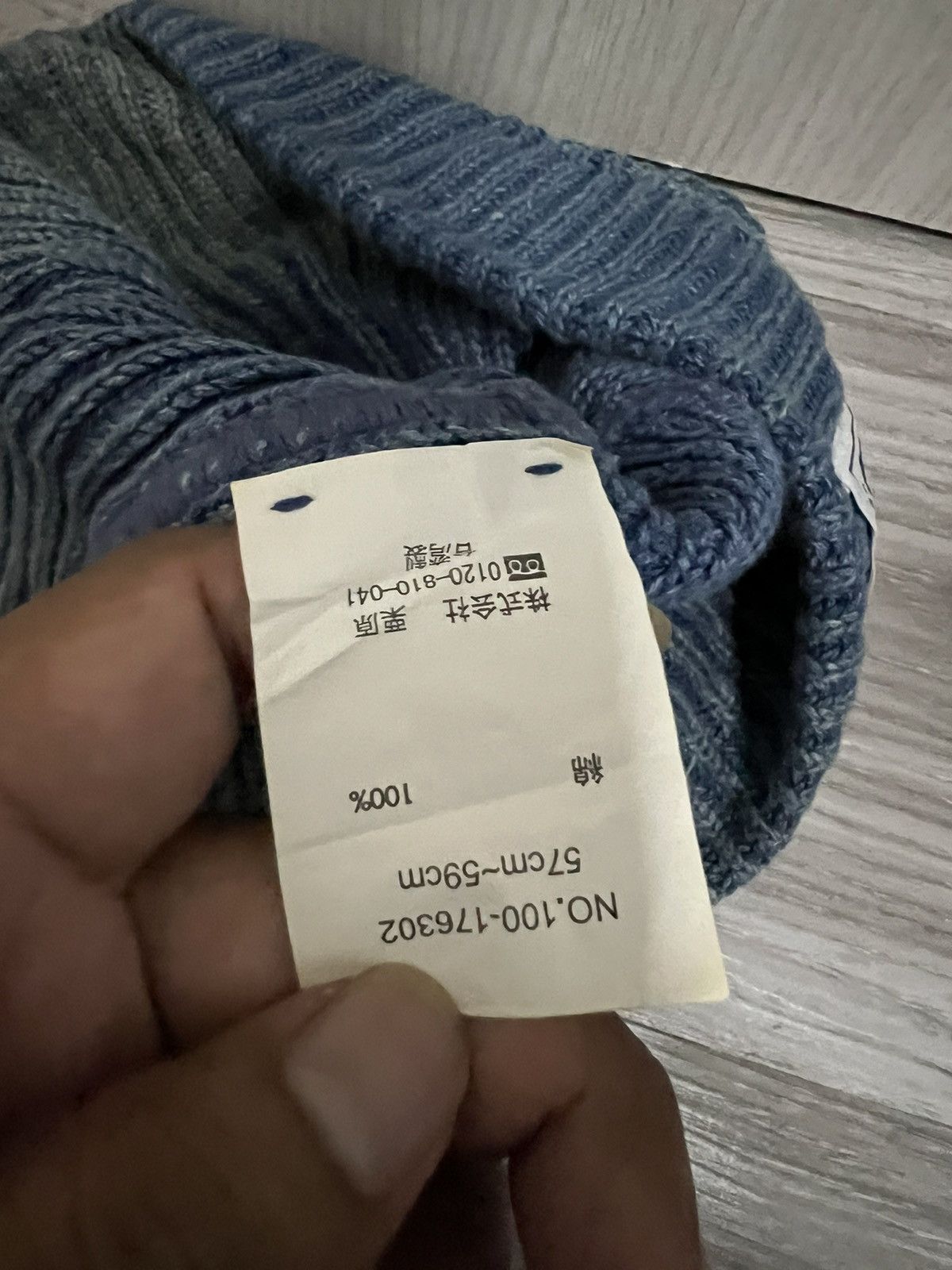 Lee × Vintage Vintage Lee Big Logo Beanie Hat Size ONE SIZE - 7 Thumbnail