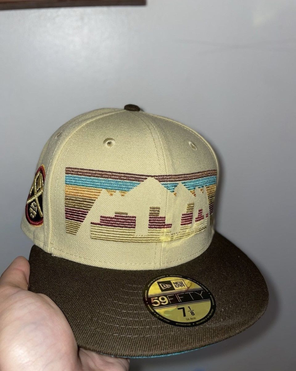 image of Myfitteds Denver Nuggets Uno 70's Inspired Size in Tan, Men's