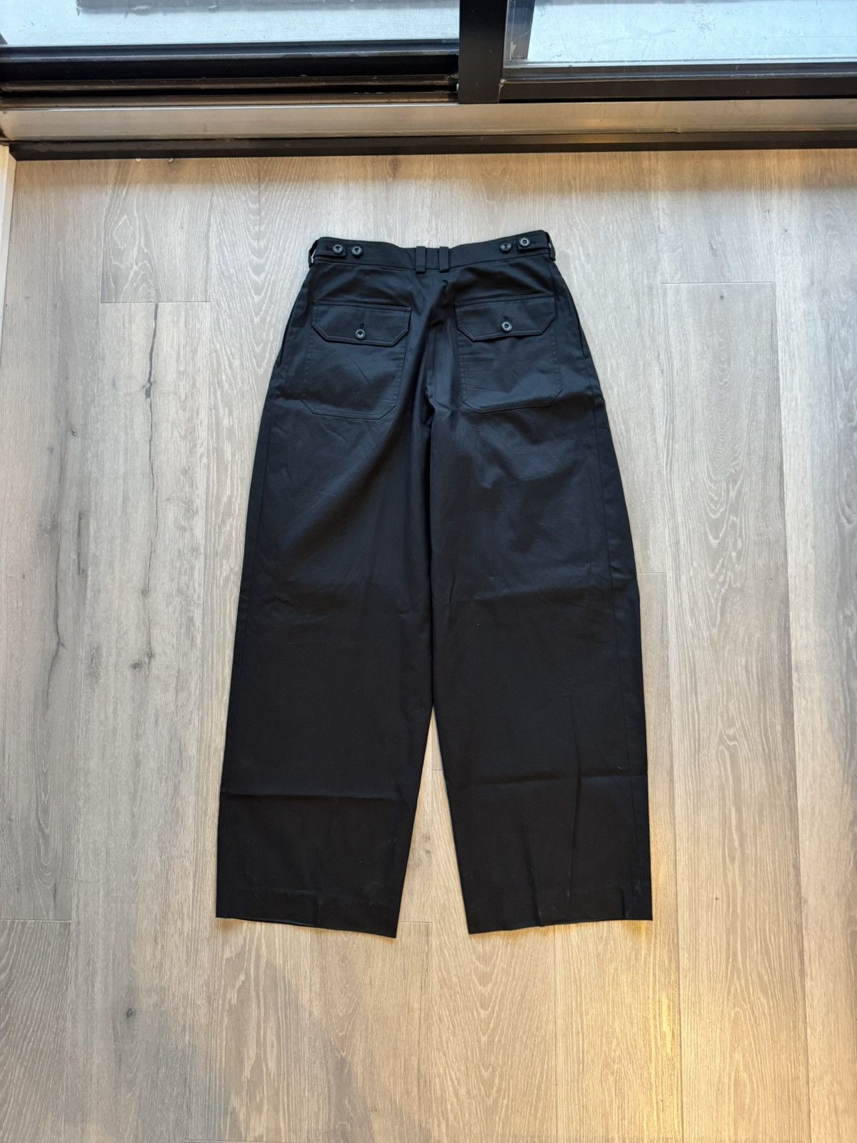 Other Untitled Collective Black 3 Pleat Trousers Size US 32 / EU 48 - 3 Thumbnail