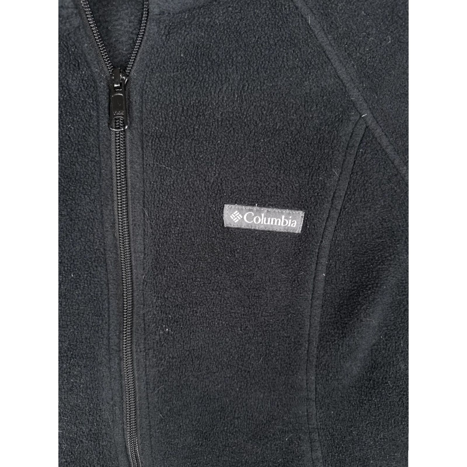 Vintage Columbia Jacket Womens L Black Full Zip Pockets Hiking Outdoor Trail Fleece Thermal Winter Activewear Casual Travel Size L / US 10 / IT 46 - 6 Thumbnail