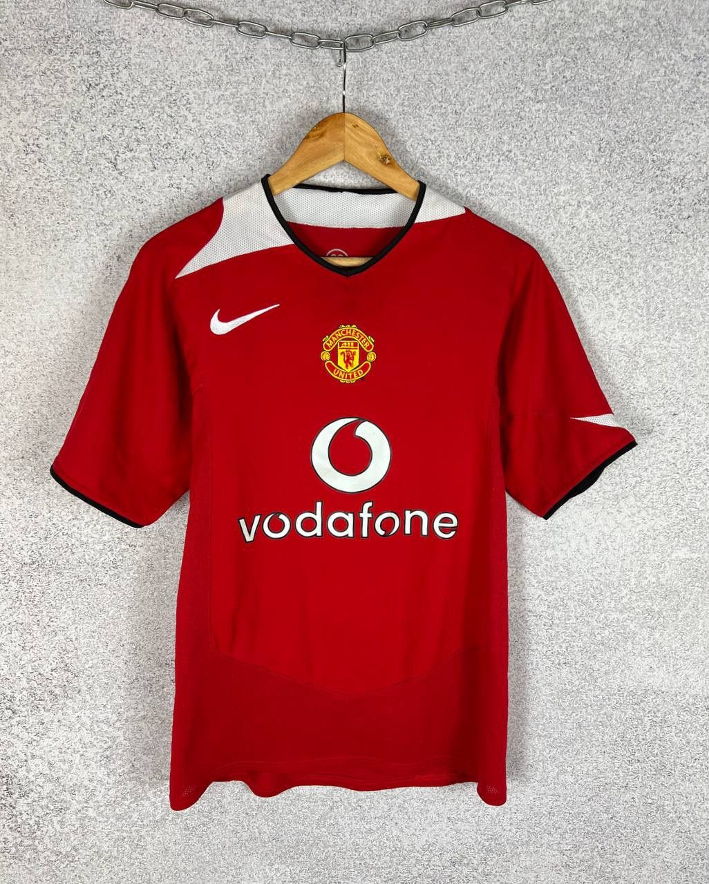 Vintage Vintage Nike Manchester United #10 2004 2006 Home Jersey Size US S / EU 44-46 / 1 - 1 Thumbnail