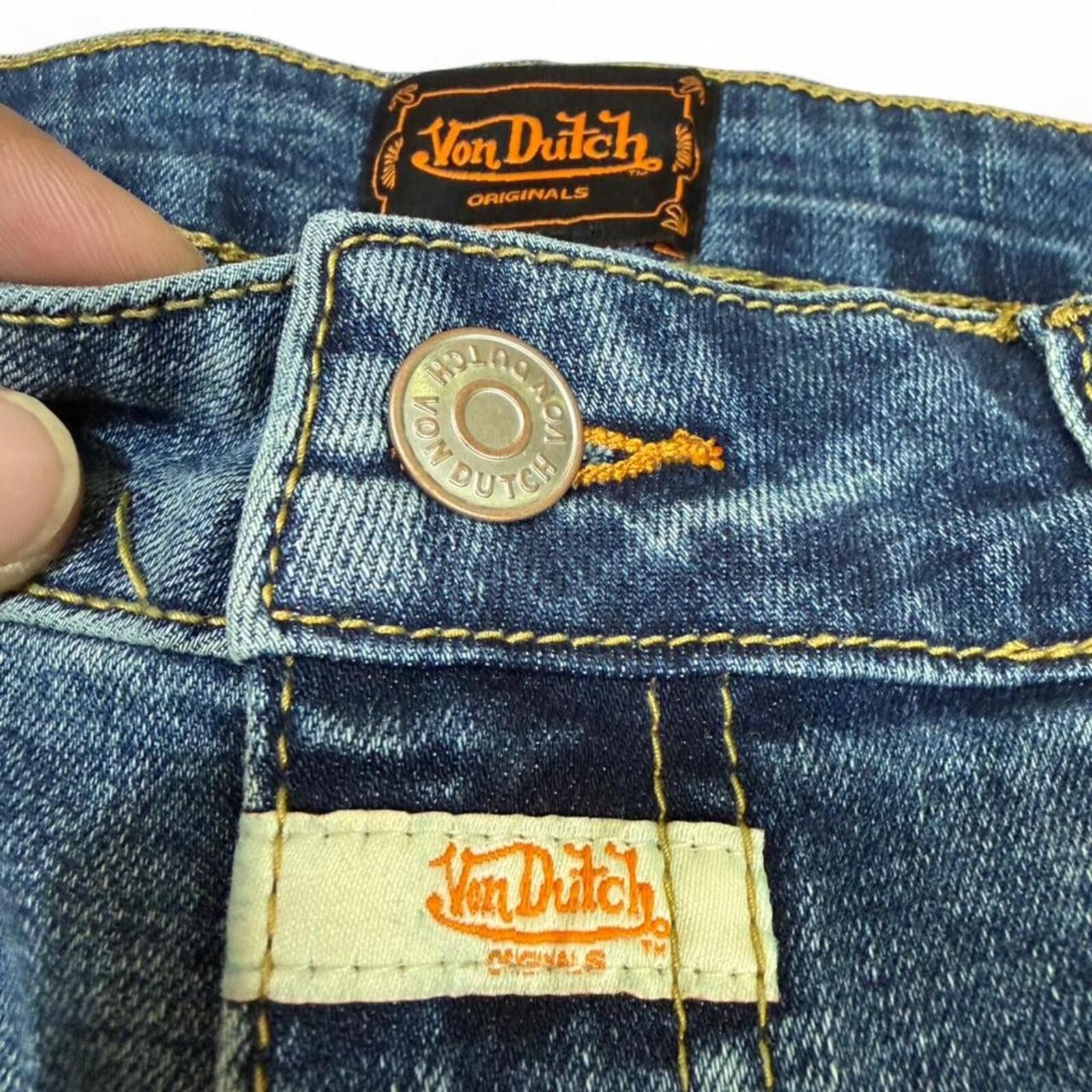 True Religion Von Dutch bootcut y2k style with patch and cool print design Size 30" / US 8 / IT 44 - 7 Thumbnail