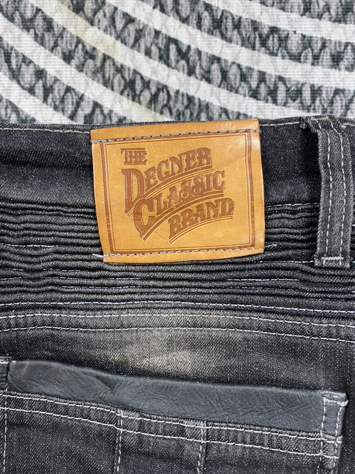 Designer The Designer Classic Tactical Biker Denim Pants Size US 35 - 12 Thumbnail