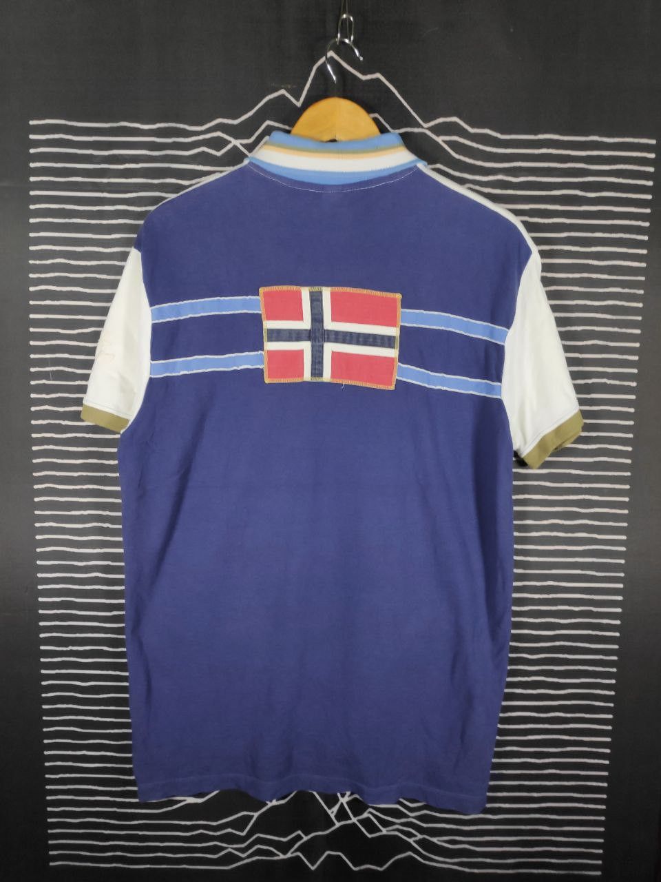 Designer × Napapijri Napapijri Italian Casual Wear Color Block Polo Size L Size US L / EU 52-54 / 3 - 1 Thumbnail