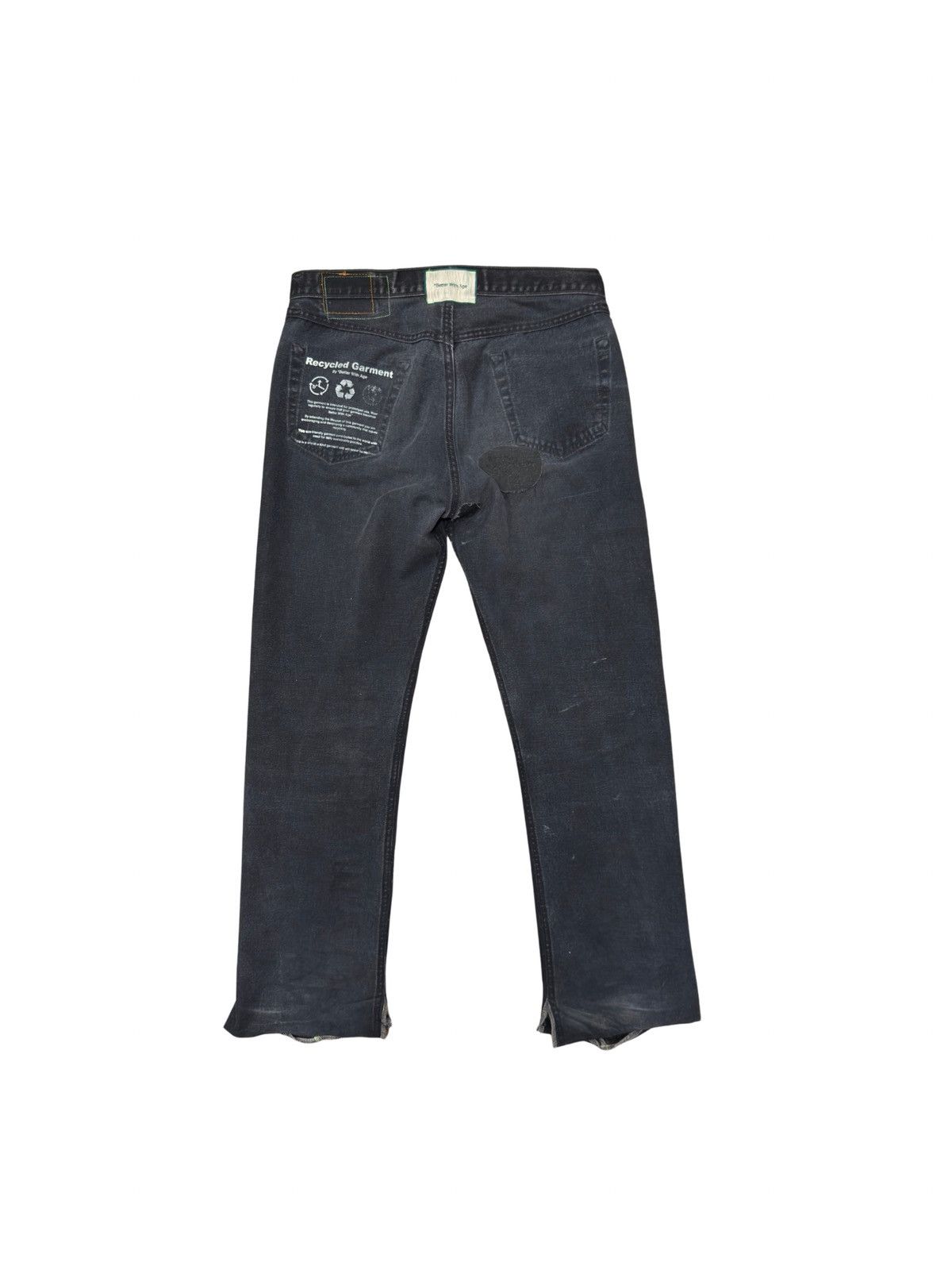 Better With Age BETTER WITH AGE DERBY PLEATED DENIM "BLACK" Size US 35 - 4 Thumbnail