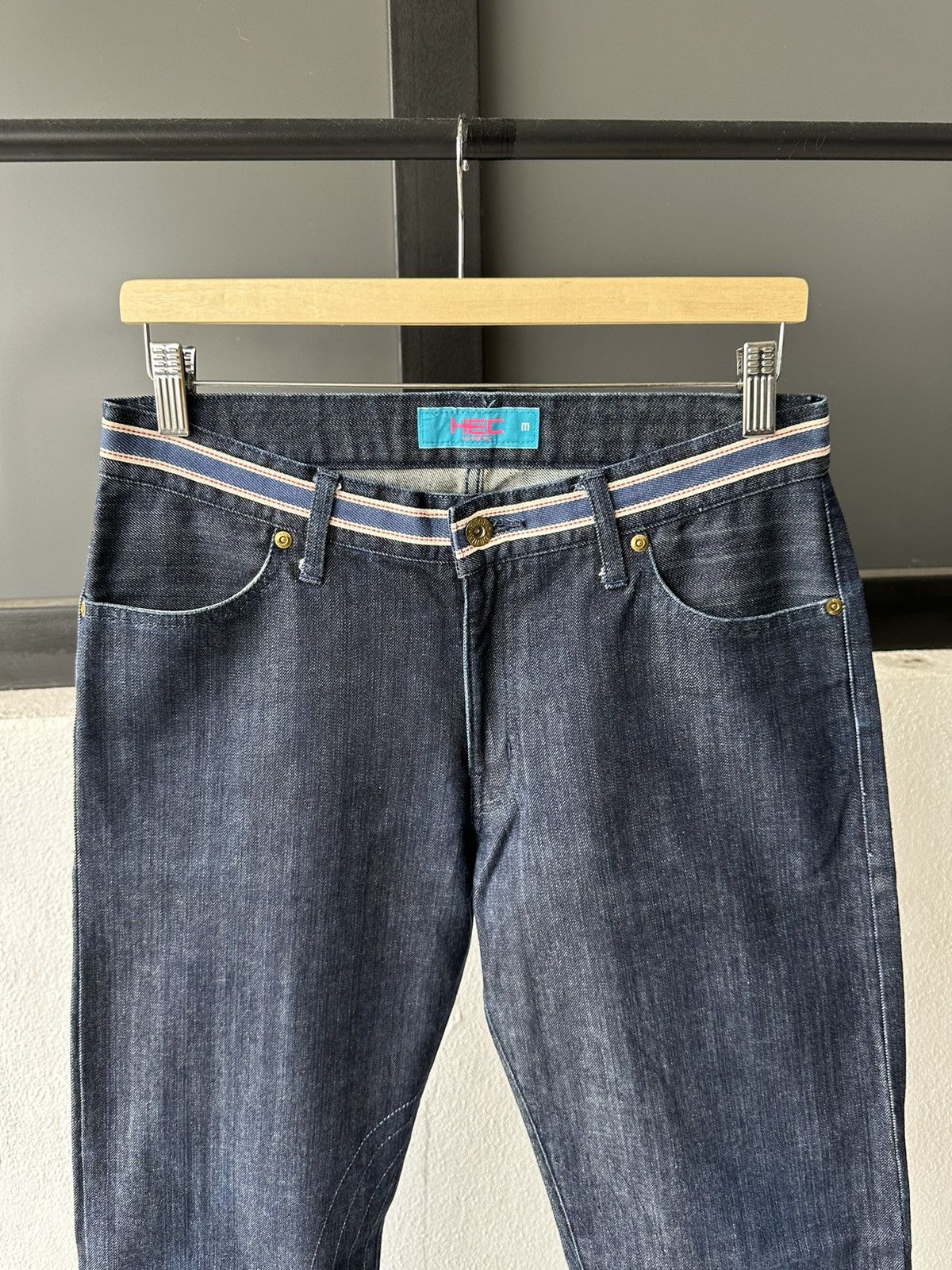 realmad HECTIC 1998 Hec by Hectic Indigo denim jeans Size US 31 - 5 Thumbnail