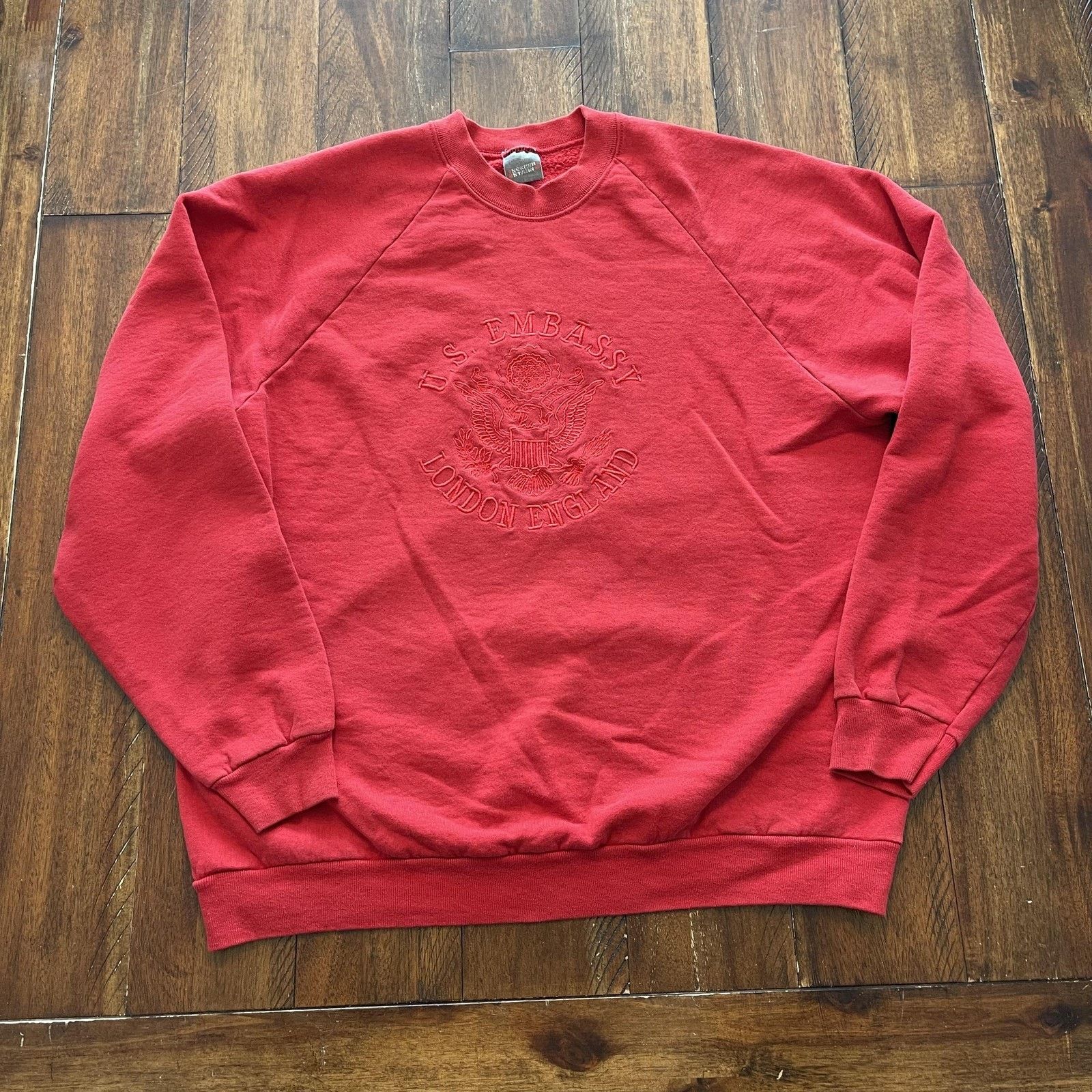 Vintage Vitg Screen Stars Sweatshirt XL US Embassy London Crewneck Size US XL / EU 56 / 4 - 2 Thumbnail