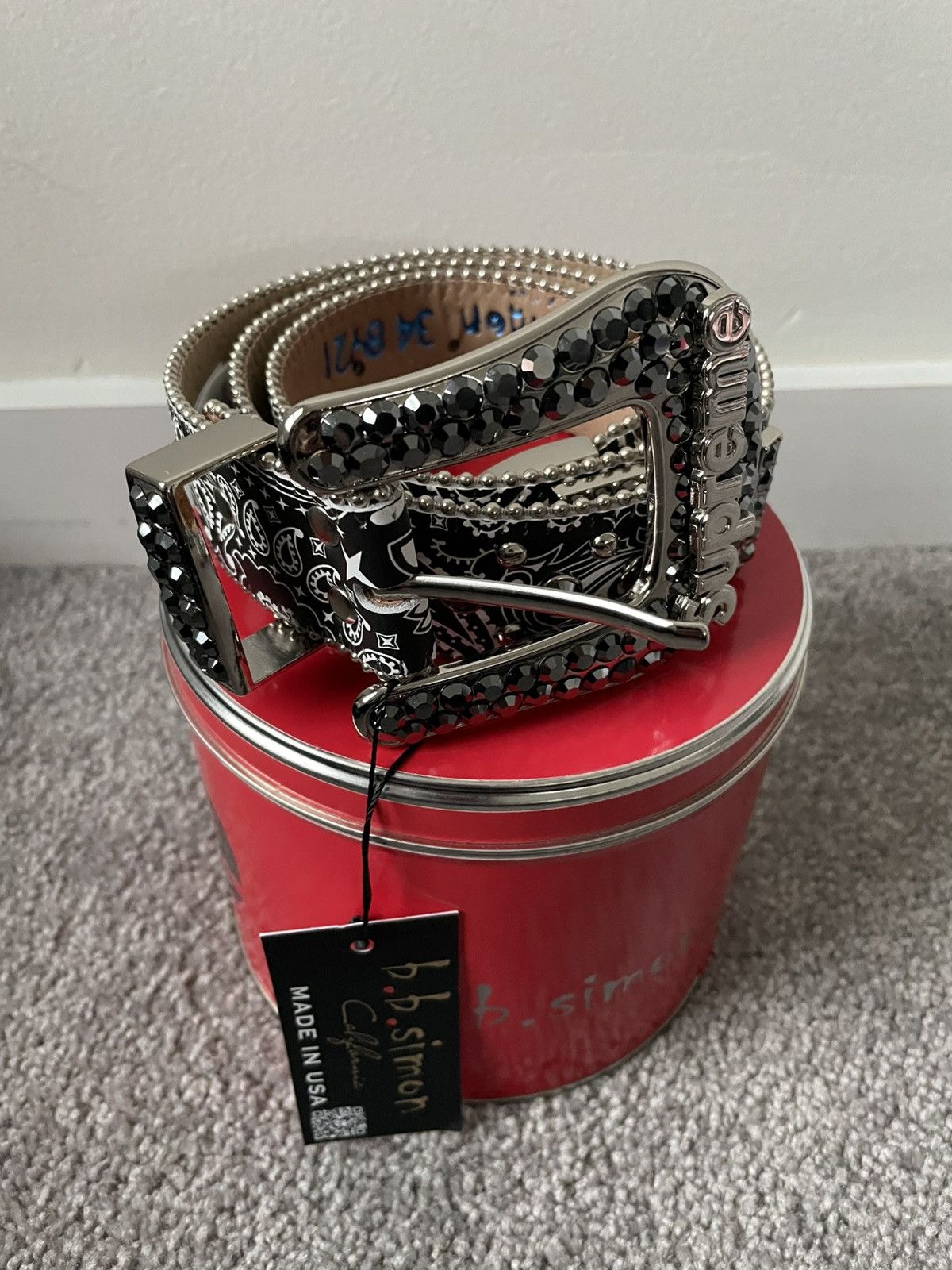 小物 Supreme x b.b. Simon Studded Ranger Belt Supreme-bb-Simon-Studded-