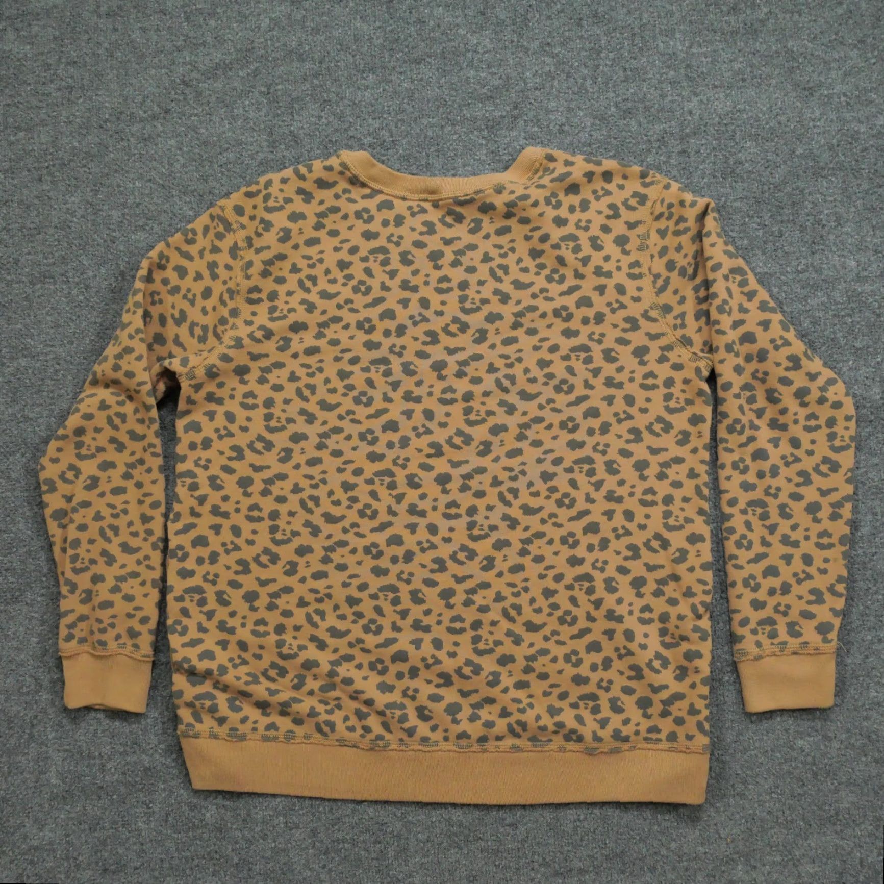 Abercrombie & Fitch Abercrombie & Fitch Womens Medium Brown Leopard Print Long Sleeve Oversized Sweatshirt Size M / US 6-8 / IT 42-44 - 7 Thumbnail