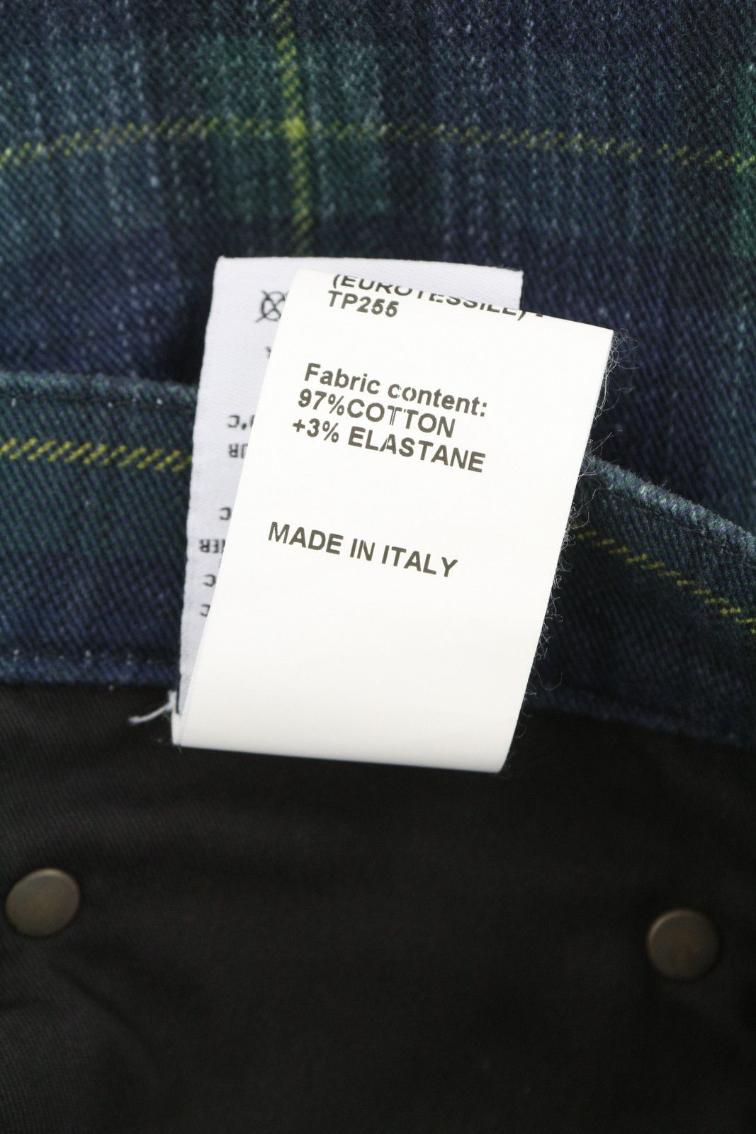 R13 LISA BAGGY 27 Tartan Wide Faded Jeans 88530 Size 27" / US 4 / IT 40 - 10 Thumbnail