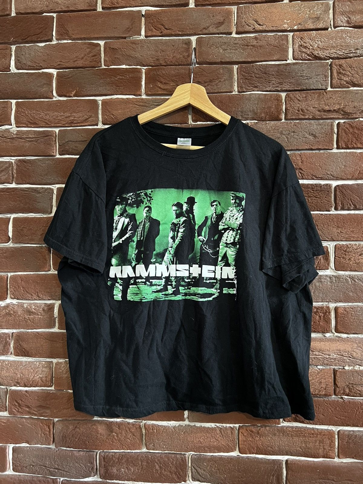 Band Tees Rare 00s Rammstein Faces Band T-Shirt Metal Rock Size US L / EU 52-54 / 3 - 1 Thumbnail
