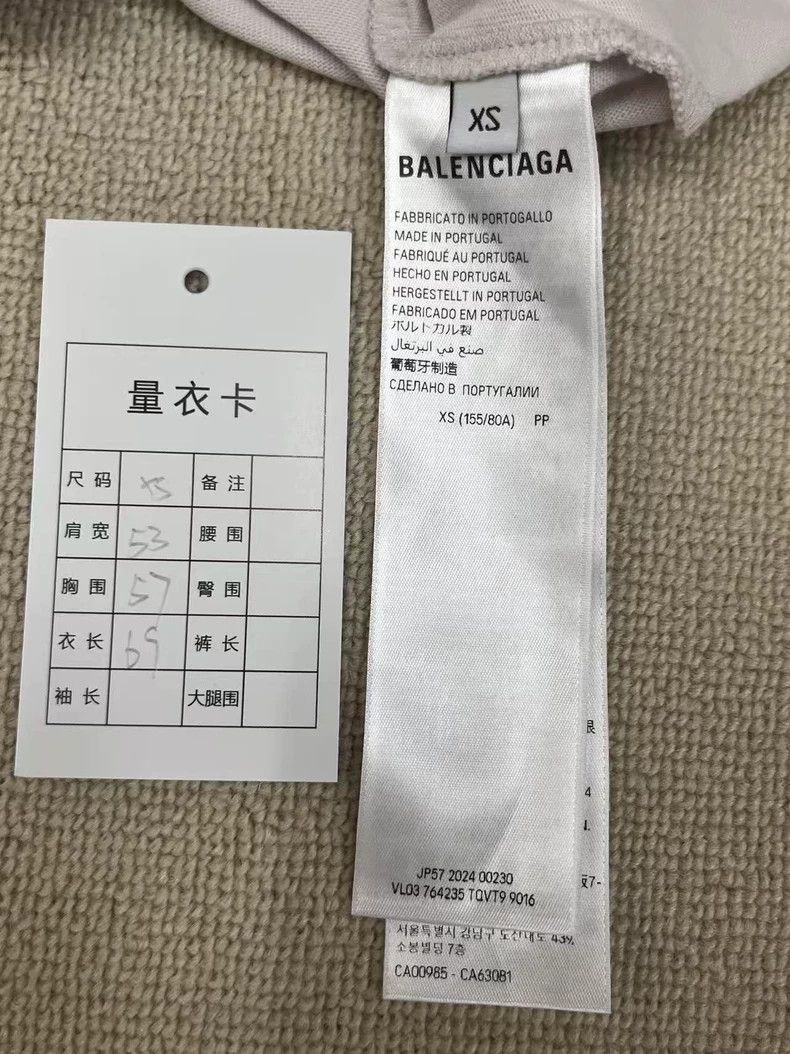 Balenciaga Balenciaga Logo monogram print round neck short sleeve loo Size US XS / EU 42 / 0 - 4 Thumbnail