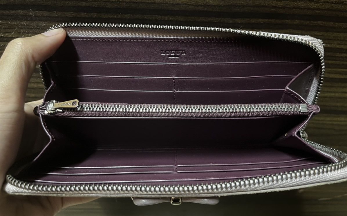 Loewe Loewe Bow Ribbon Long Wallet Size ONE SIZE - 6 Thumbnail