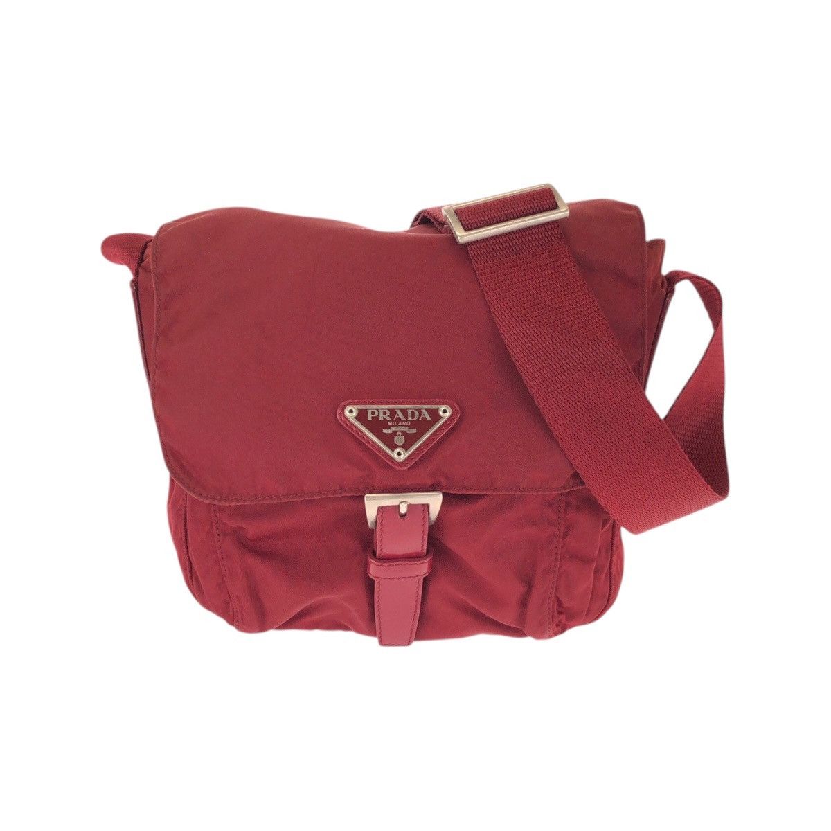 Prada Prada Prada Nylon Shoulder Bag Textile Shoulder Bag DUTY FREE for USA Size ONE SIZE - 1 Thumbnail