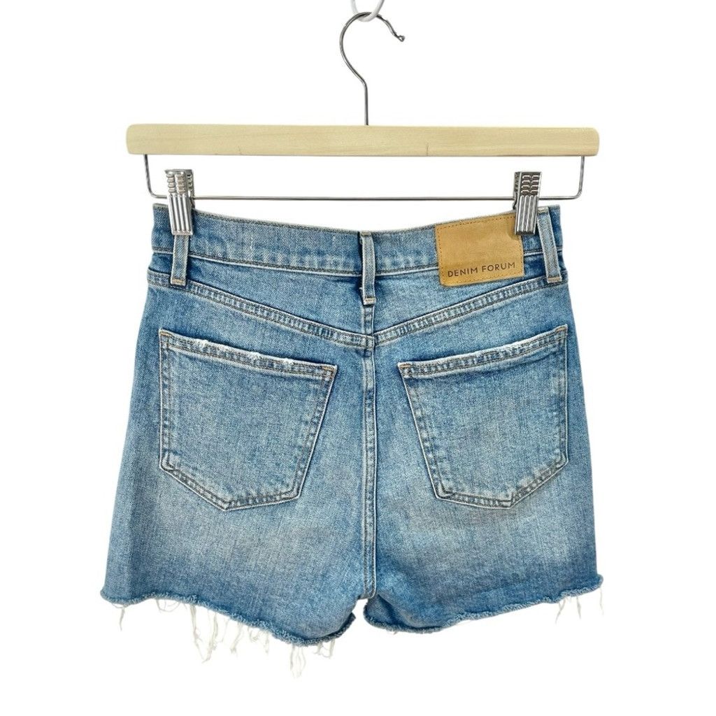 Other Denim Forum The '50s Arlo Hi-Rise Denim Short Size 26 Size 26" / US 2 / IT 38 - 7 Thumbnail