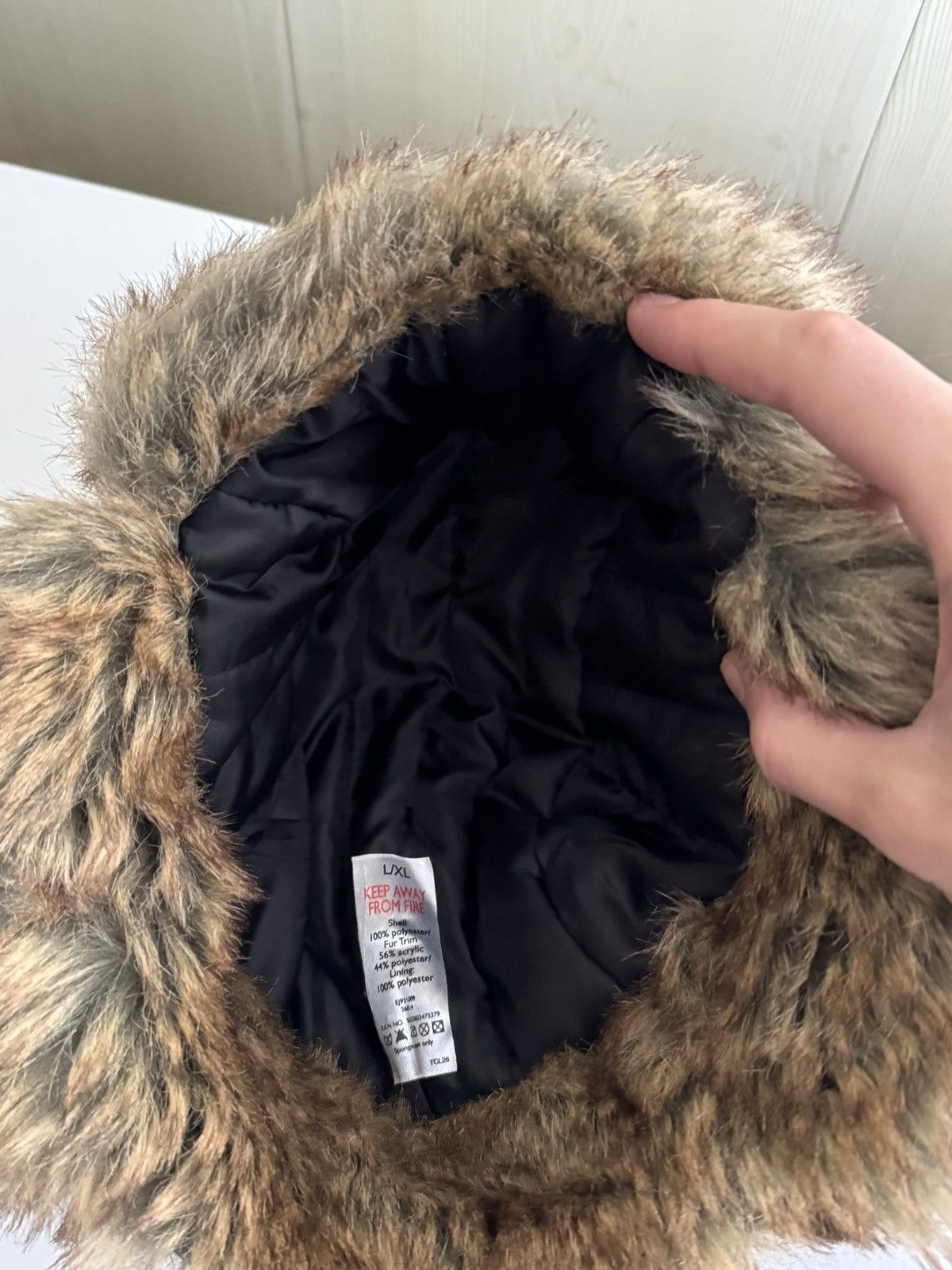 Japanese Brand × Vintage Vintage Y2K fuzzy fur ushanka hat punk Japanese mohair Size ONE SIZE - 7 Thumbnail