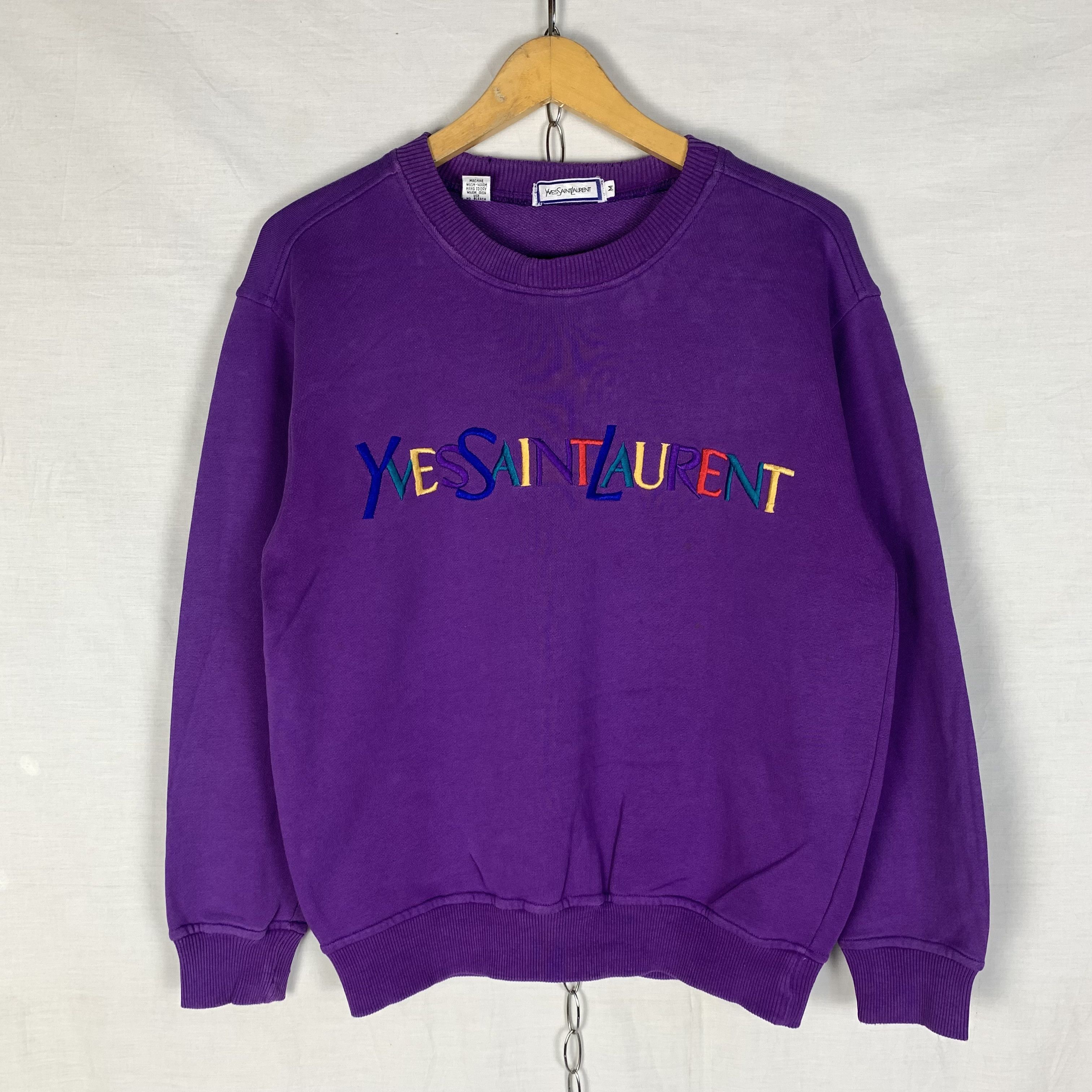 Vintage Vintage Yves Saint Laurent YSL Sweatshirt Crewneck Grailed