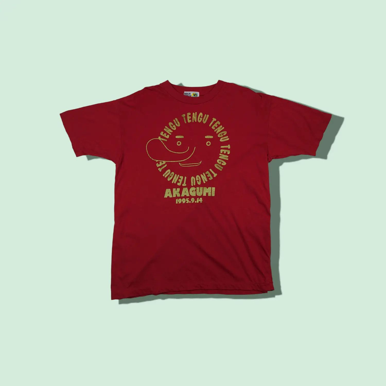 Anime Vintage Japan1995 Akagumi Tengu T-Shirt Size US M / EU 48-50 / 2 - 1 Thumbnail