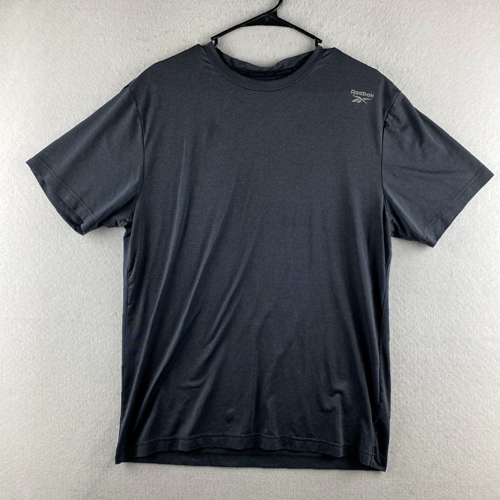 Reebok Reebok Shirt Mens M Black Short Sleeve Crew Neck Pullover Moisture Wick Size US M / EU 48-50 / 2 - 2 Thumbnail