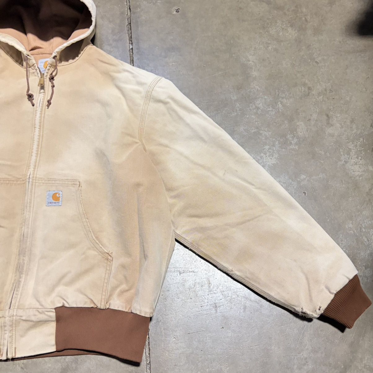 Carhartt Vintage 90s Carhartt Hooded Jacket Thermal Line JR106 J03 Size US XL / EU 56 / 4 - 6 Thumbnail