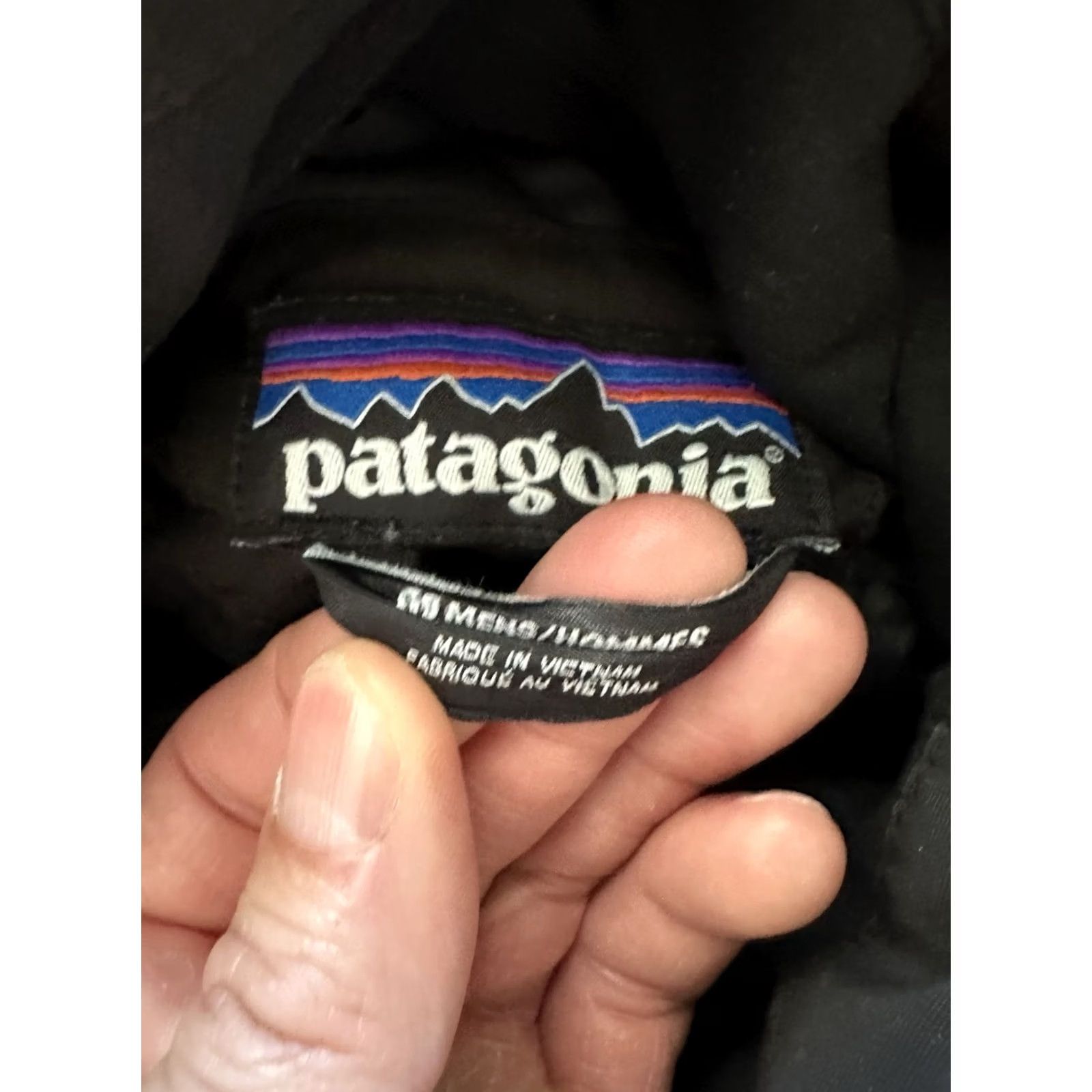 Patagonia VINTAGE Patagonia Jacket Mens Regular Black Hooded Insulated Lined Parka Medium Size US M / EU 48-50 / 2 - 3 Thumbnail