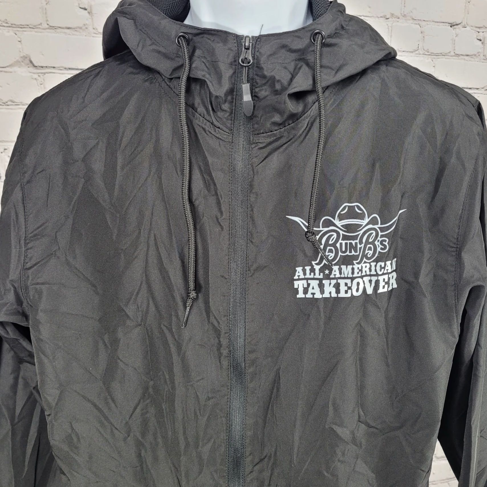Vintage Independent Bun B's All American Takeover Hooded Windbreaker Size Medium M Size US M / EU 48-50 / 2 - 6 Thumbnail