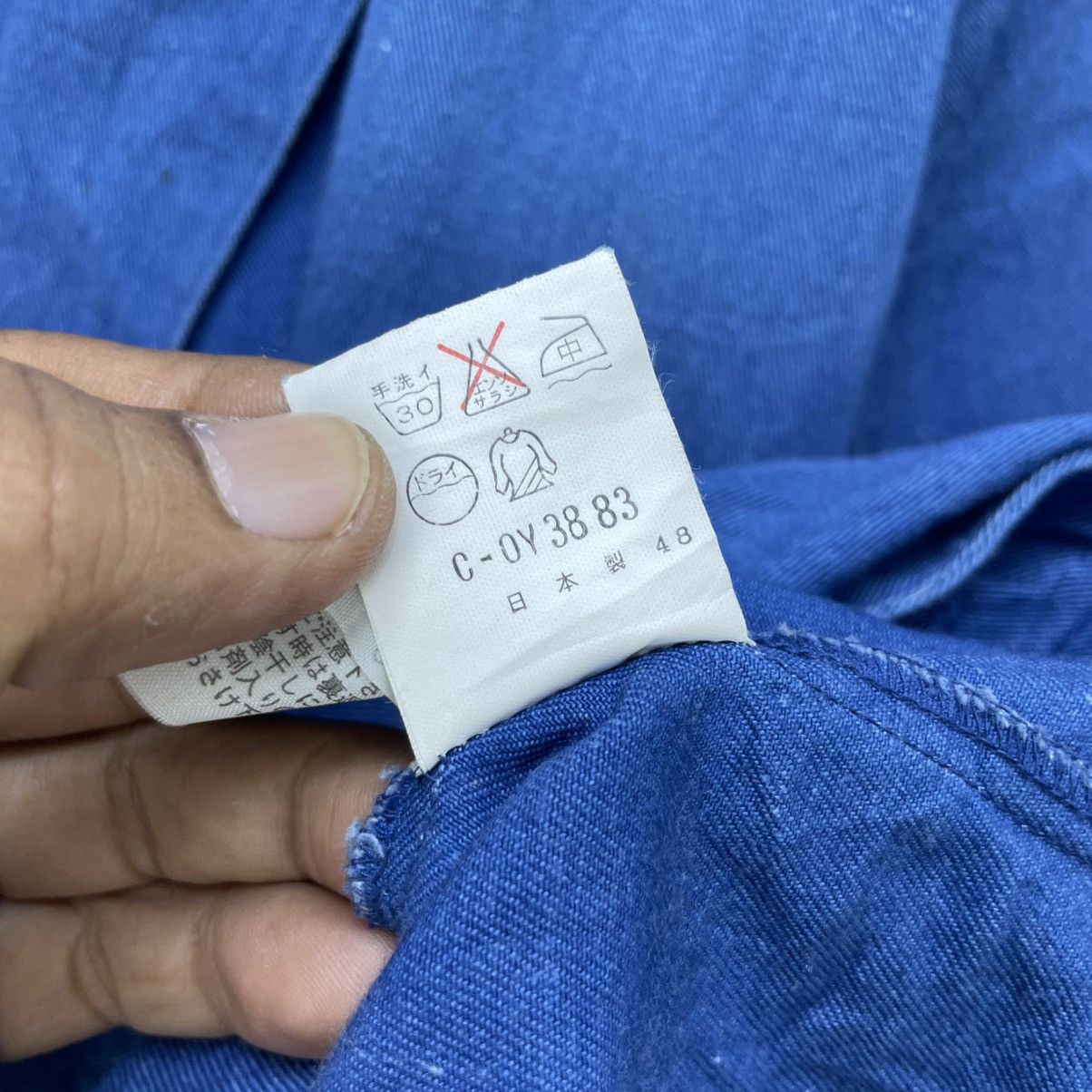Indigo × Japanese Brand × Yohji Yamamoto Vintage Japan Brand Takashimaya Indigo Jacket Size M / US 6-8 / IT 42-44 - 6 Thumbnail
