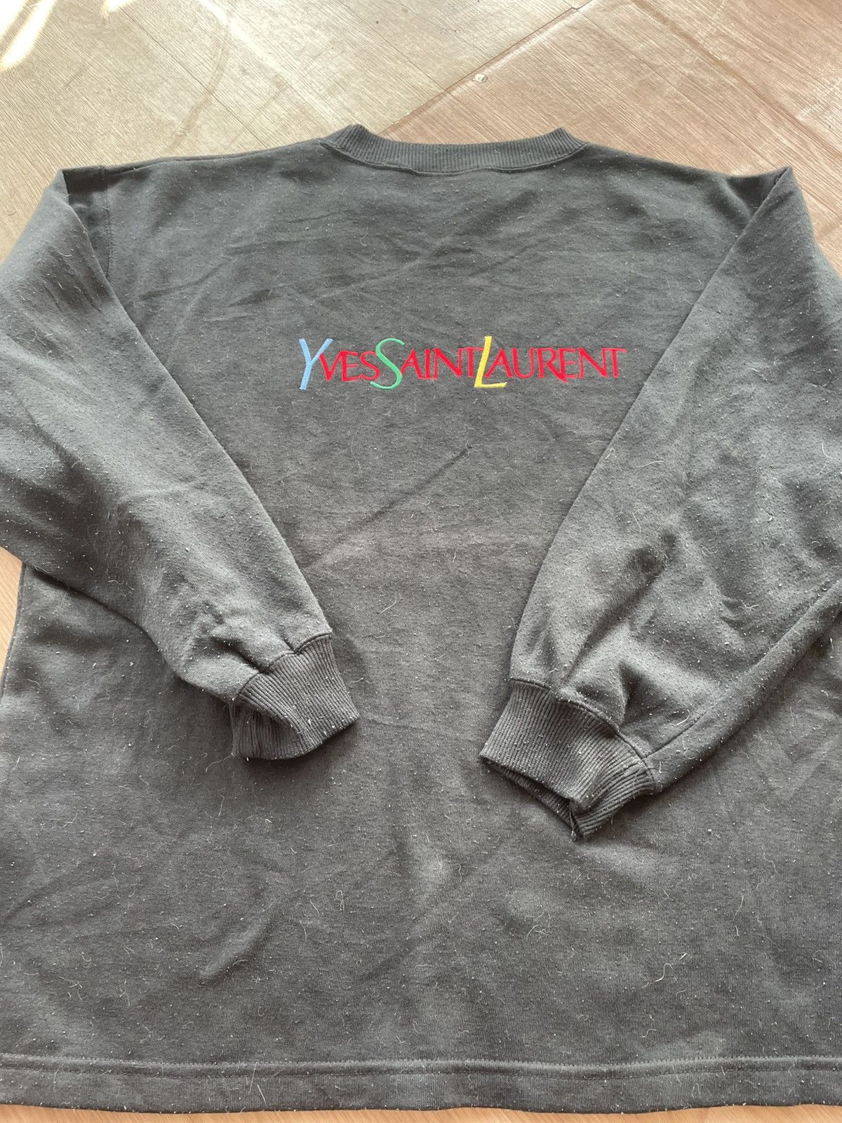 Yves Saint Laurent Bundle Yves saint lauren big logo sweatshirt Size US L / EU 52-54 / 3 - 5 Thumbnail