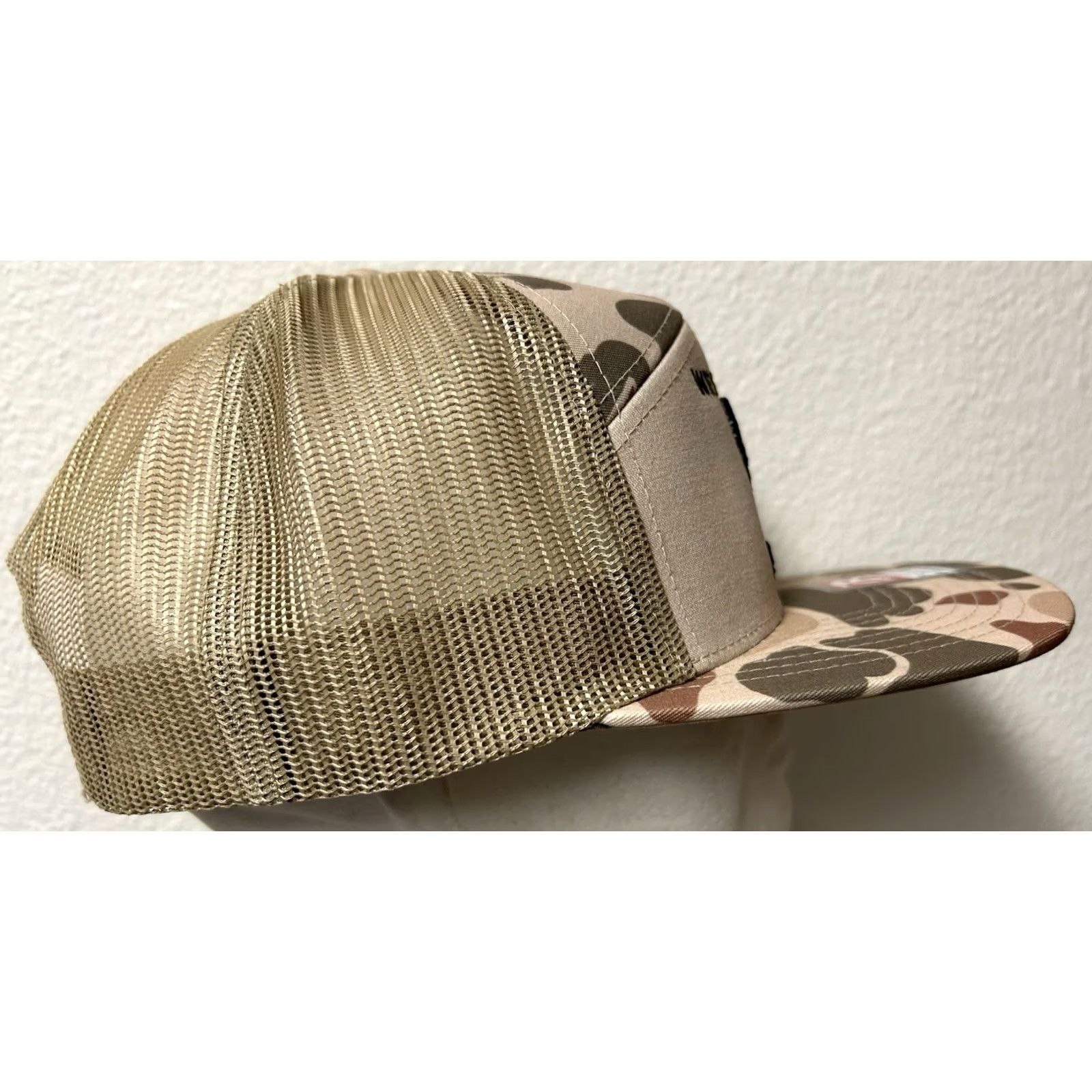 Vintage VINTAGE NWT Western Hippie Lost Duck Brackish 7 Panel Flat Bill Snapback Hat Camo Size ONE SIZE - 3 Thumbnail