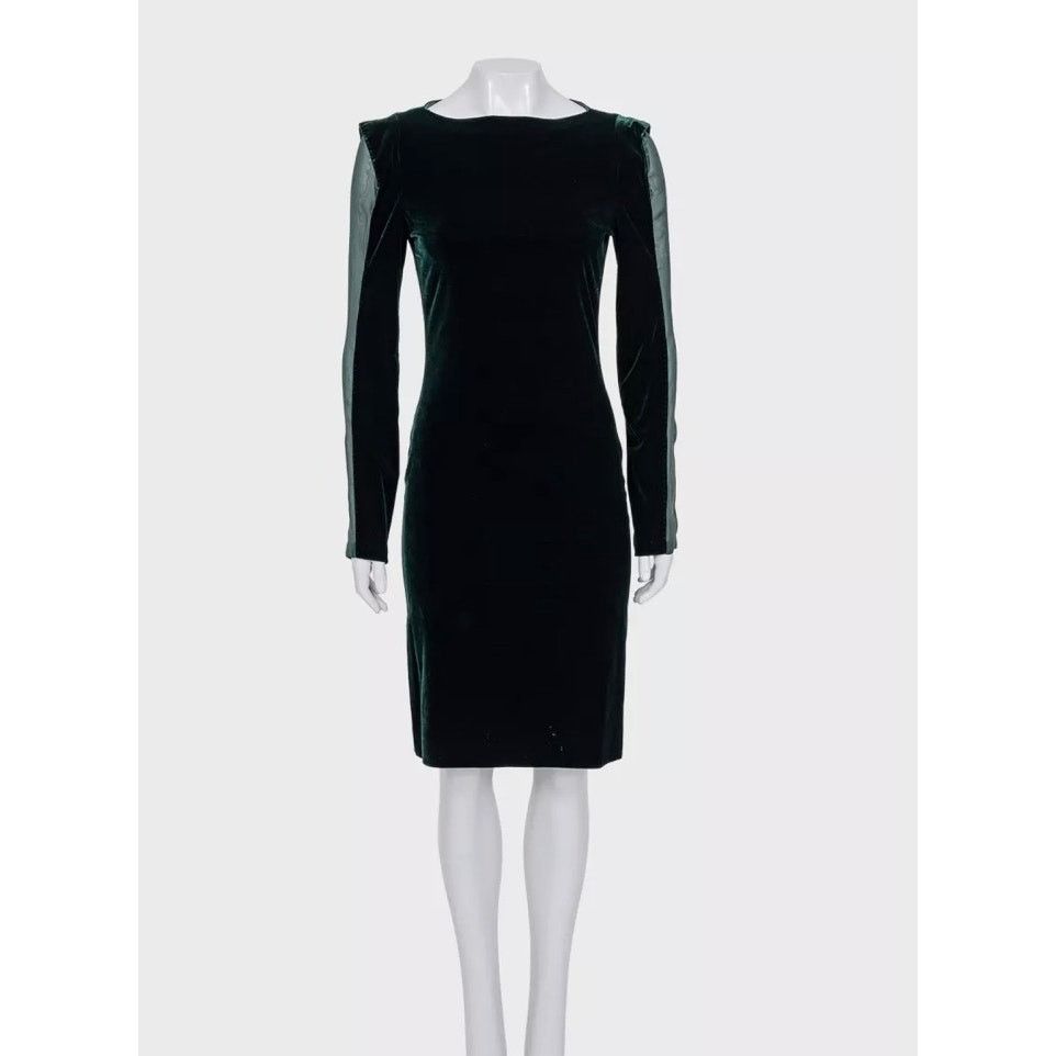 Jean Paul Gaultier Jean Paul Gaultier Velvet Sheer Insert Dress - Size M Size S / US 4 / IT 40 - 1 Thumbnail