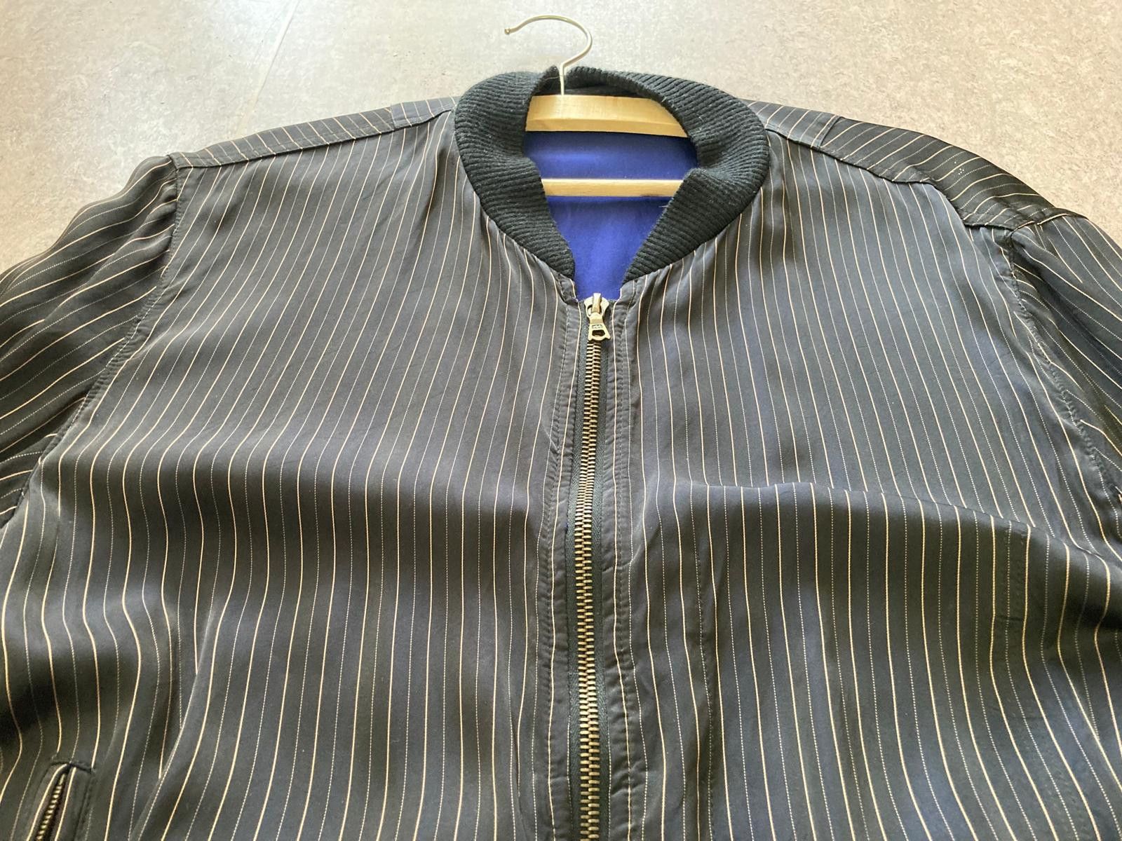 Dries Van Noten Dries Van Noten Striped Bomber Jacke 48 Size US M / EU 48-50 / 2 - 1 Thumbnail