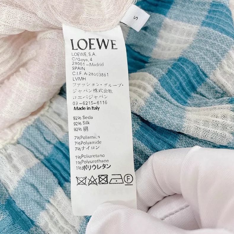 Loewe LOEWE Plaid short sleeve T-shirt Size S / US 4 / IT 40 - 7 Thumbnail