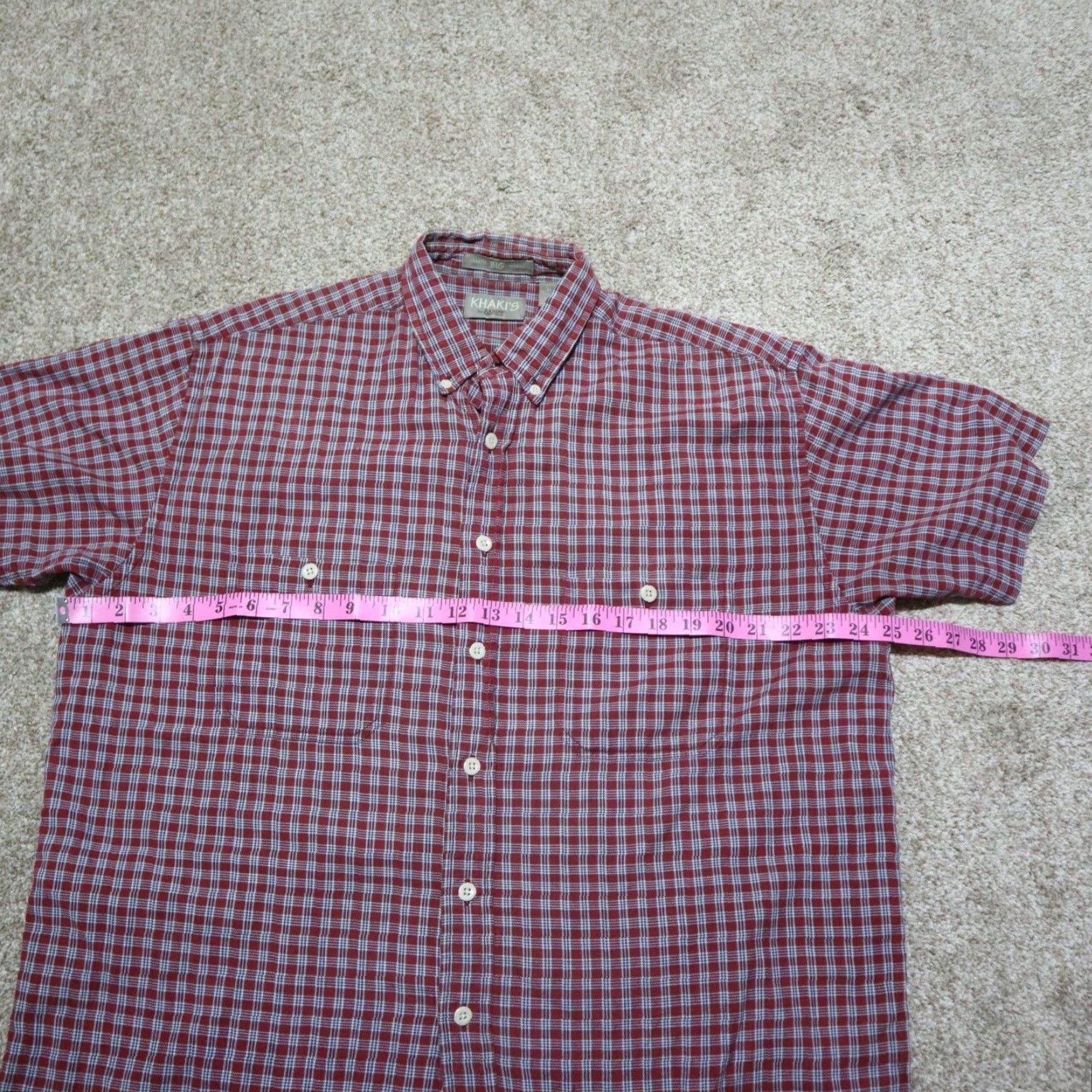 Mountain Khakis MOUNTAIN KHAKIS Button-Up Shirt Plaid Red Outdoors Lightweight Casual Mens Medium Size US M / EU 48-50 / 2 - 3 Thumbnail