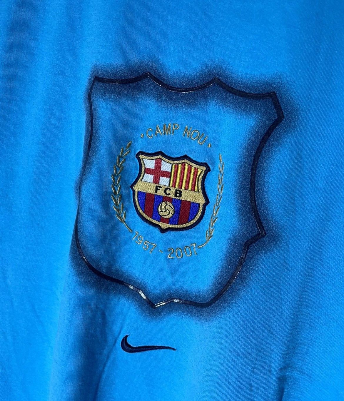 Nike × Vintage Nike Barcelona vintage T shirt Size US XL / EU 56 / 4 - 4 Thumbnail