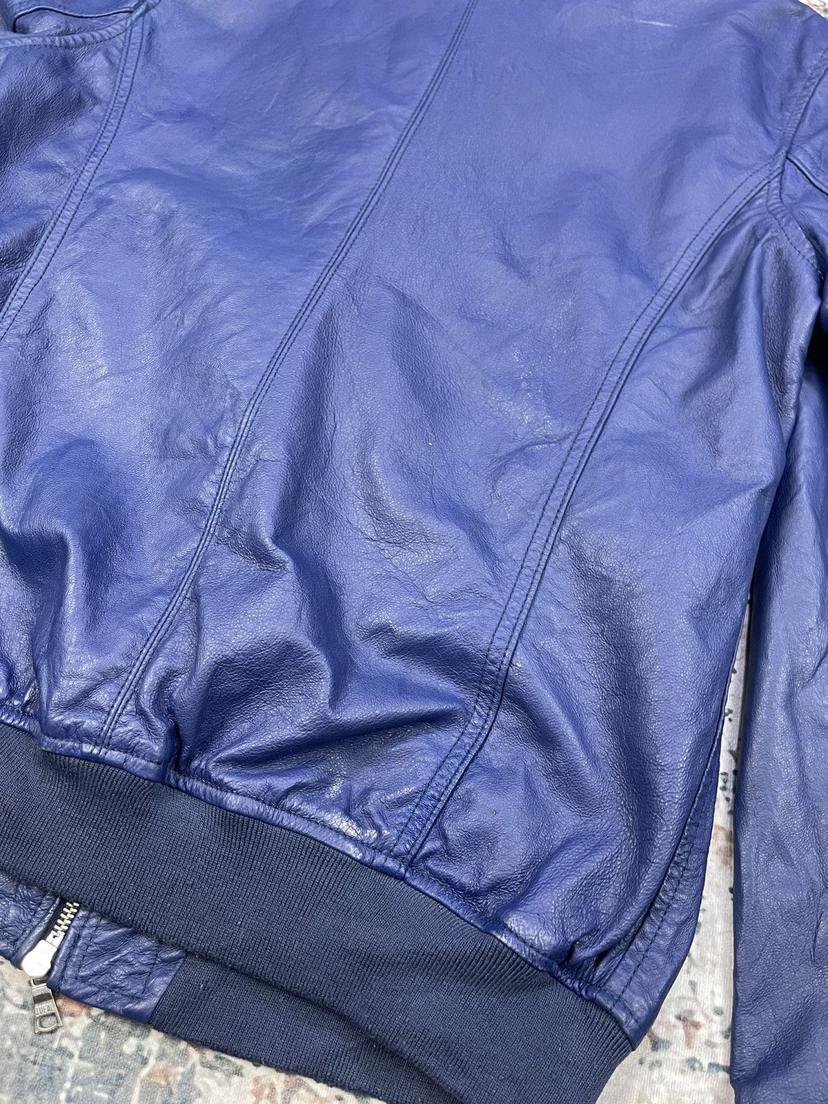 Genuine Leather Daytona Universal Freaks Blue Leather Jackets Size US M / EU 48-50 / 2 - 9 Thumbnail