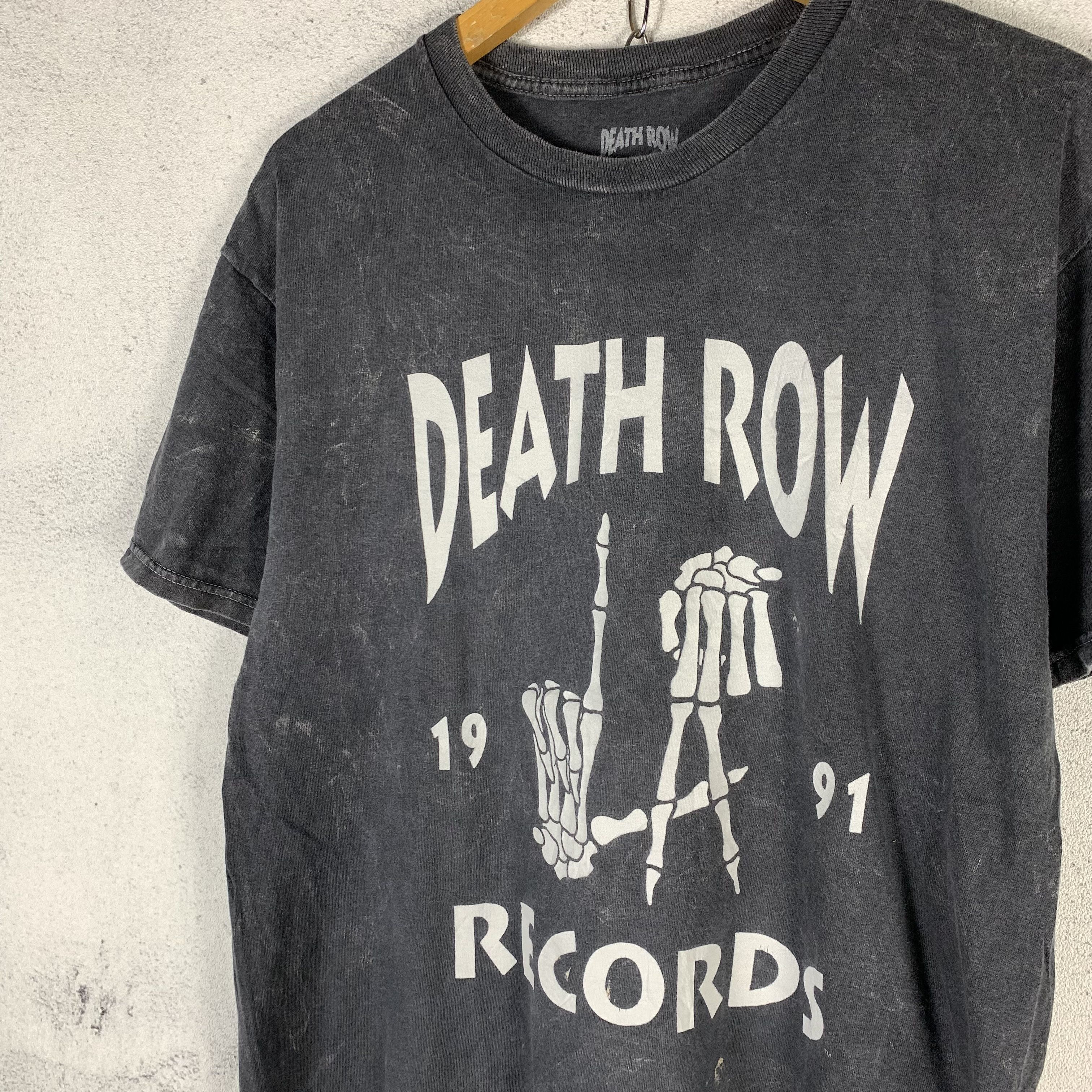 Vintage Death Row Records Tshirt Size US M / EU 48-50 / 2 - 2 Thumbnail