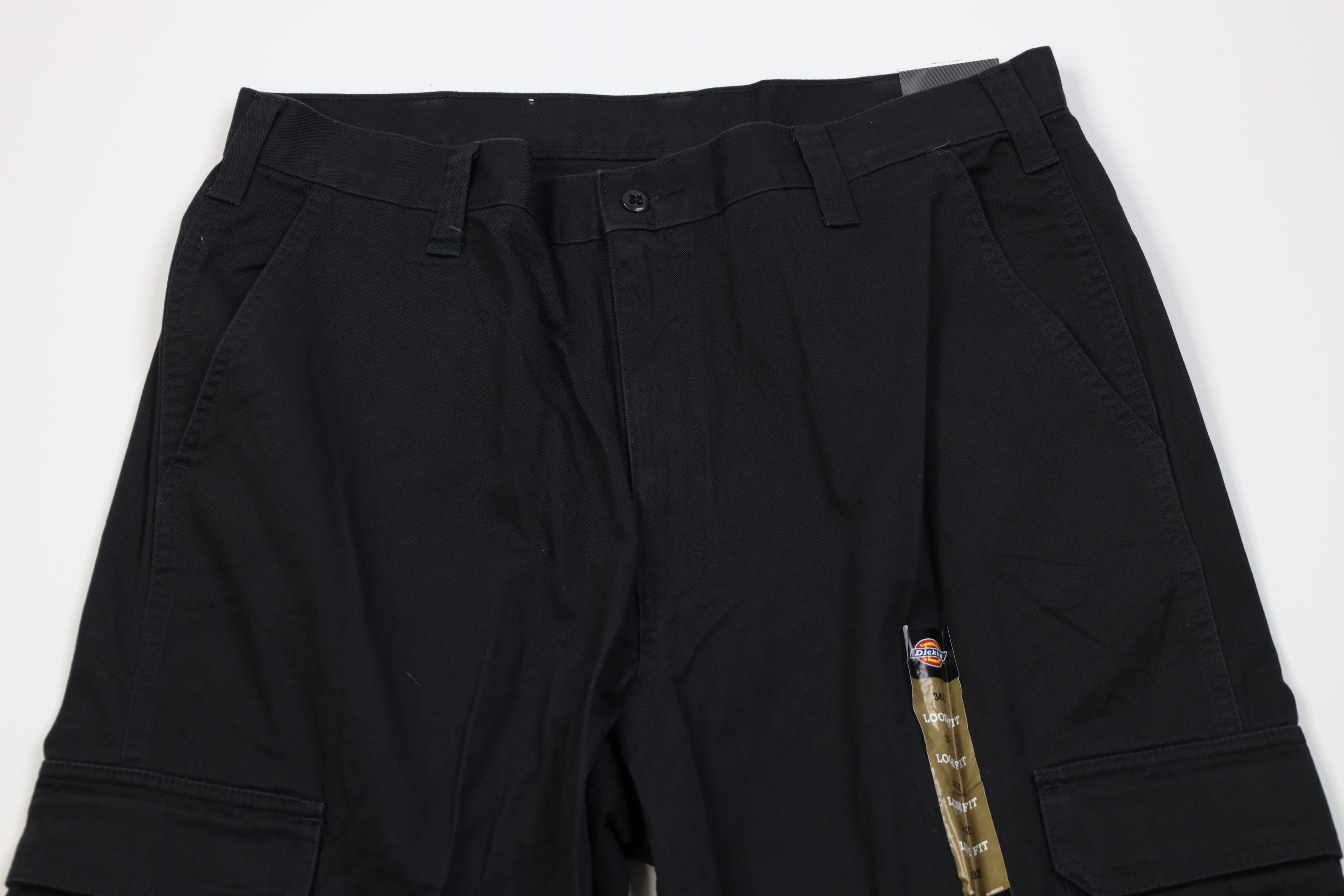 Deadstock Vintage Y2K Dickies Fit Wide Leg Cargo Pants Black