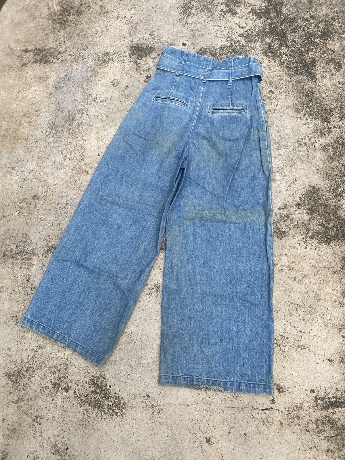 Designer × Japanese Brand × Opening Ceremony Japanese Brand Opening Ceremony Baggy Wide Leg Jeans Size 26" / US 2 / IT 38 - 13 Thumbnail