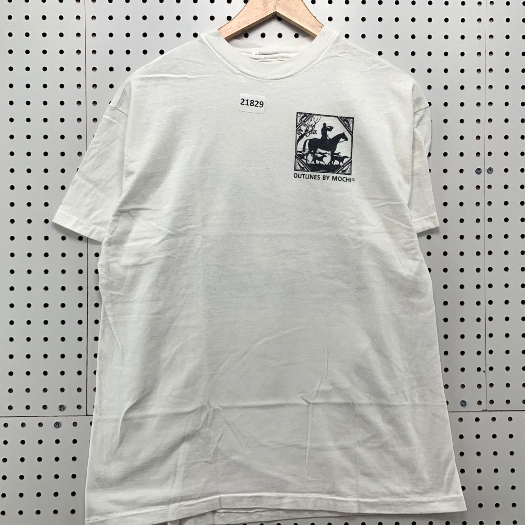 Vintage VINTAGE UGO Mochi Shirt White Single Stitch Artist TEE Adult Large 21x28.5 Size US L / EU 52-54 / 3 - 2 Thumbnail