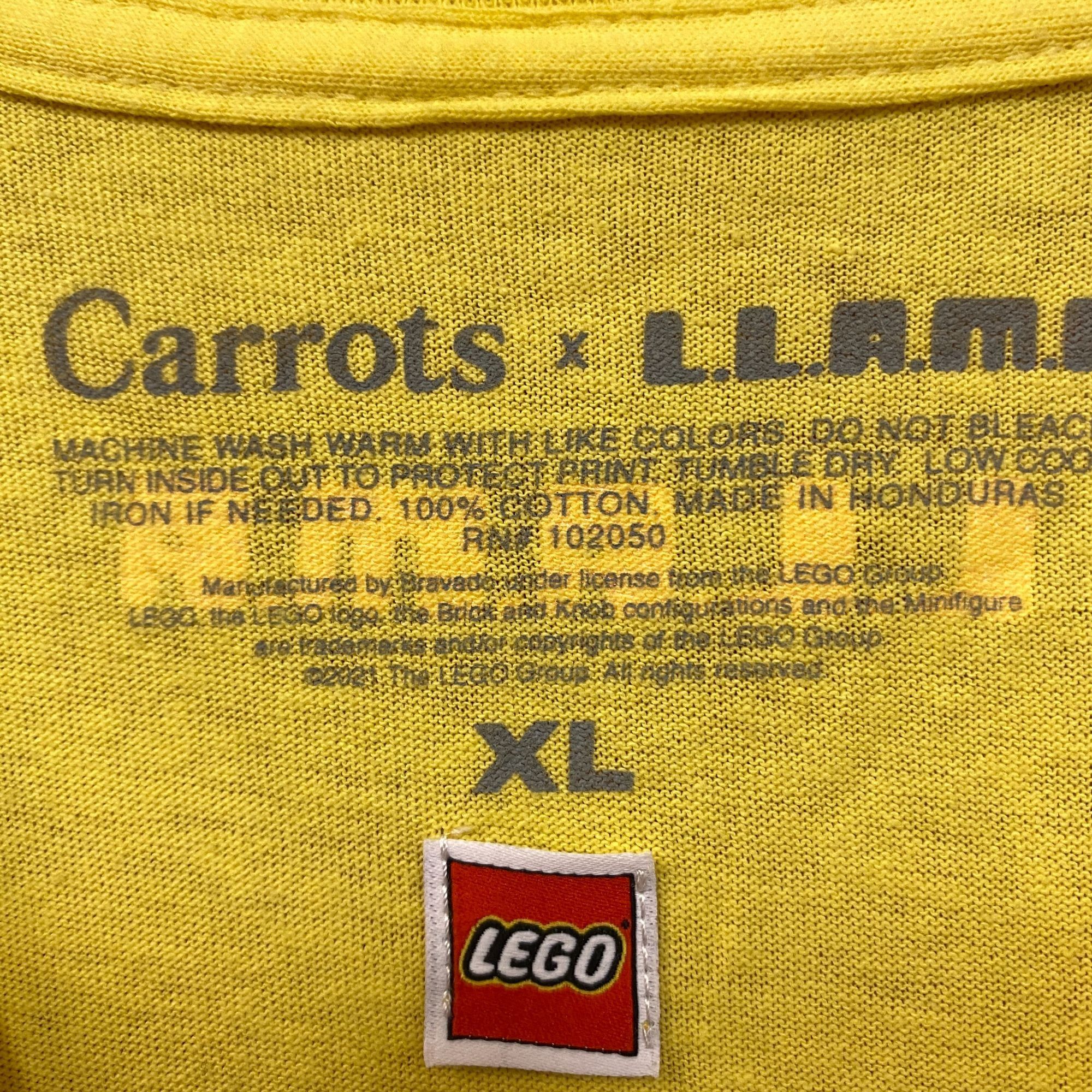 Other Carrots x Llama Lego Yellow Long Sleeve Tshirt size Extras L Size US XL / EU 56 / 4 - 4 Thumbnail