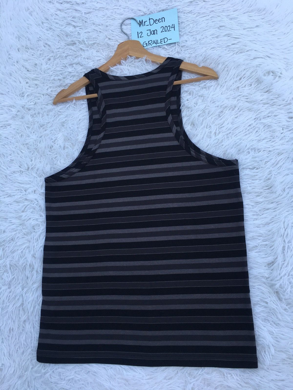 Number (N)ine Rare Number Nine Stripes Sleeveless Top Size US M / EU 48-50 / 2 - 15 Thumbnail