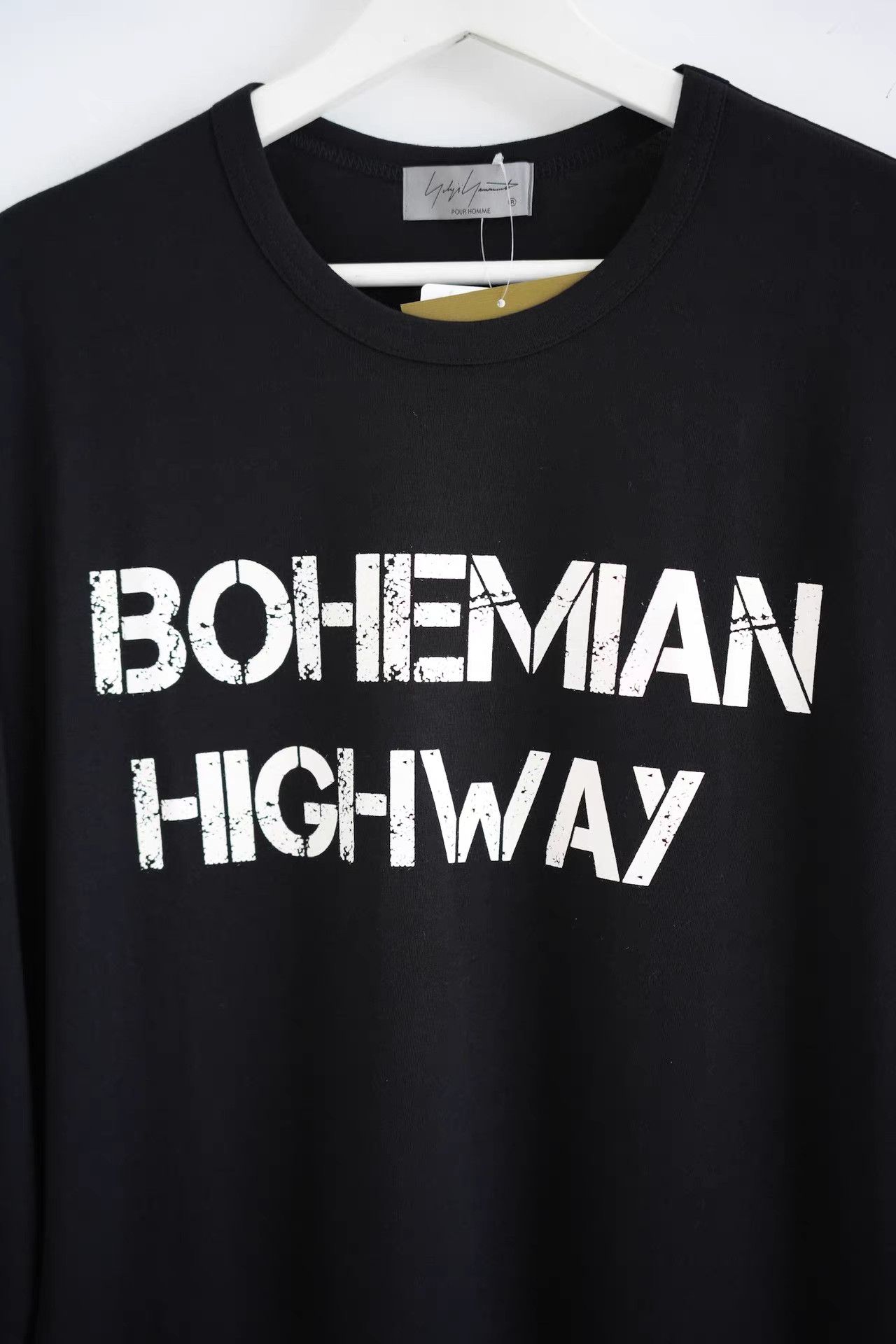 Yohji Yamamoto Yohji Yamamoto 24aw Boho Logo Long Sleeve T-shirt K4 Size US L / EU 52-54 / 3 - 4 Thumbnail