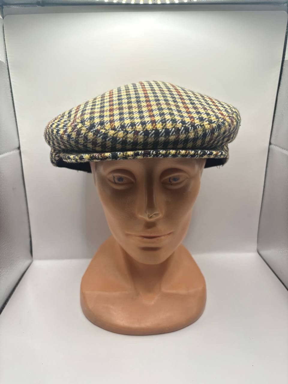 Other Silver Cap Italy 100% Wool Flat Cap Newsboy Hat Size L Size ONE SIZE - 1 Thumbnail