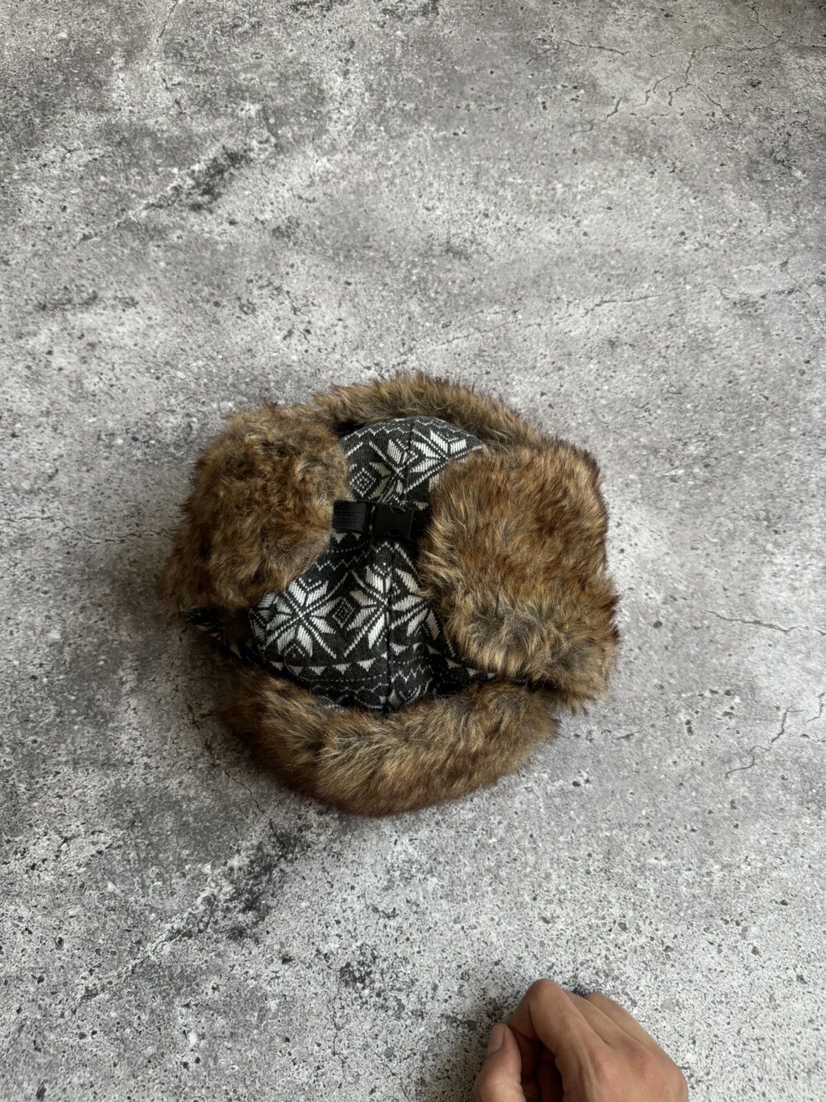 Japanese Brand × Vintage Vintage Y2K fleece snow hat Japanese style Size ONE SIZE - 9 Thumbnail