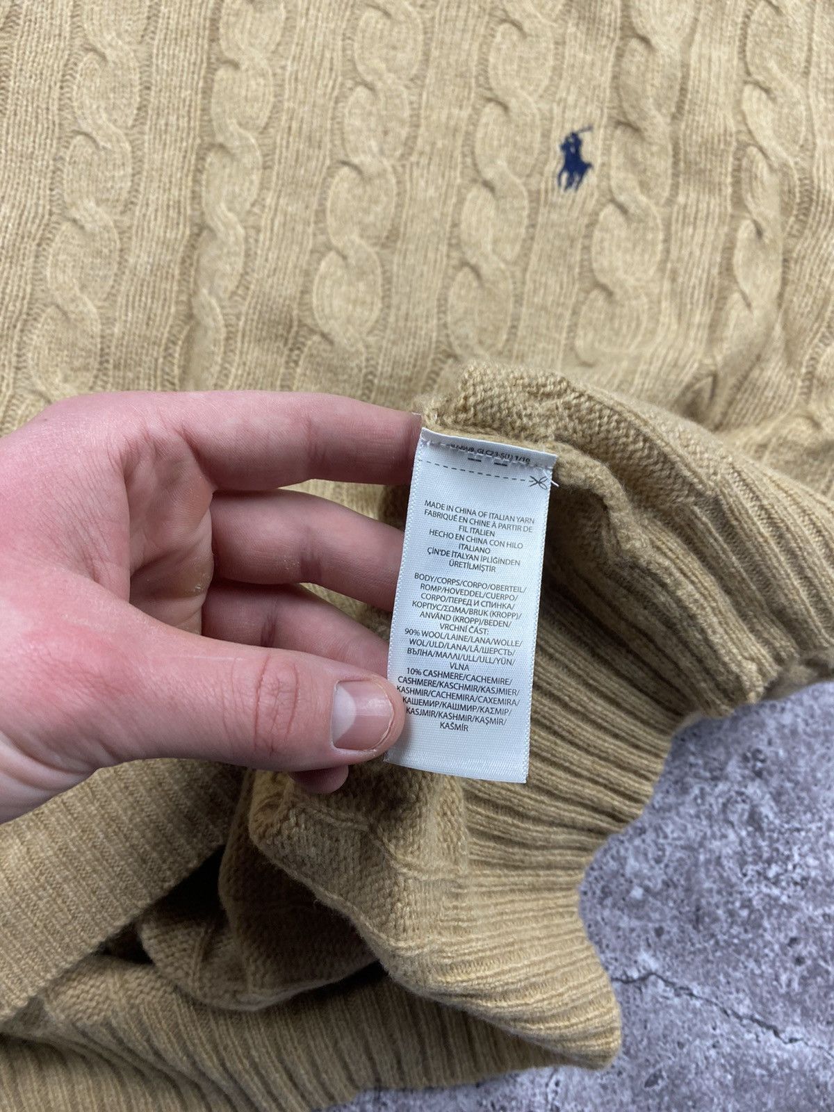 Polo Ralph Lauren × Vintage Polo Ralph Lauren cashmere vintage knitted sweater old money Size US XL / EU 56 / 4 - 4 Thumbnail